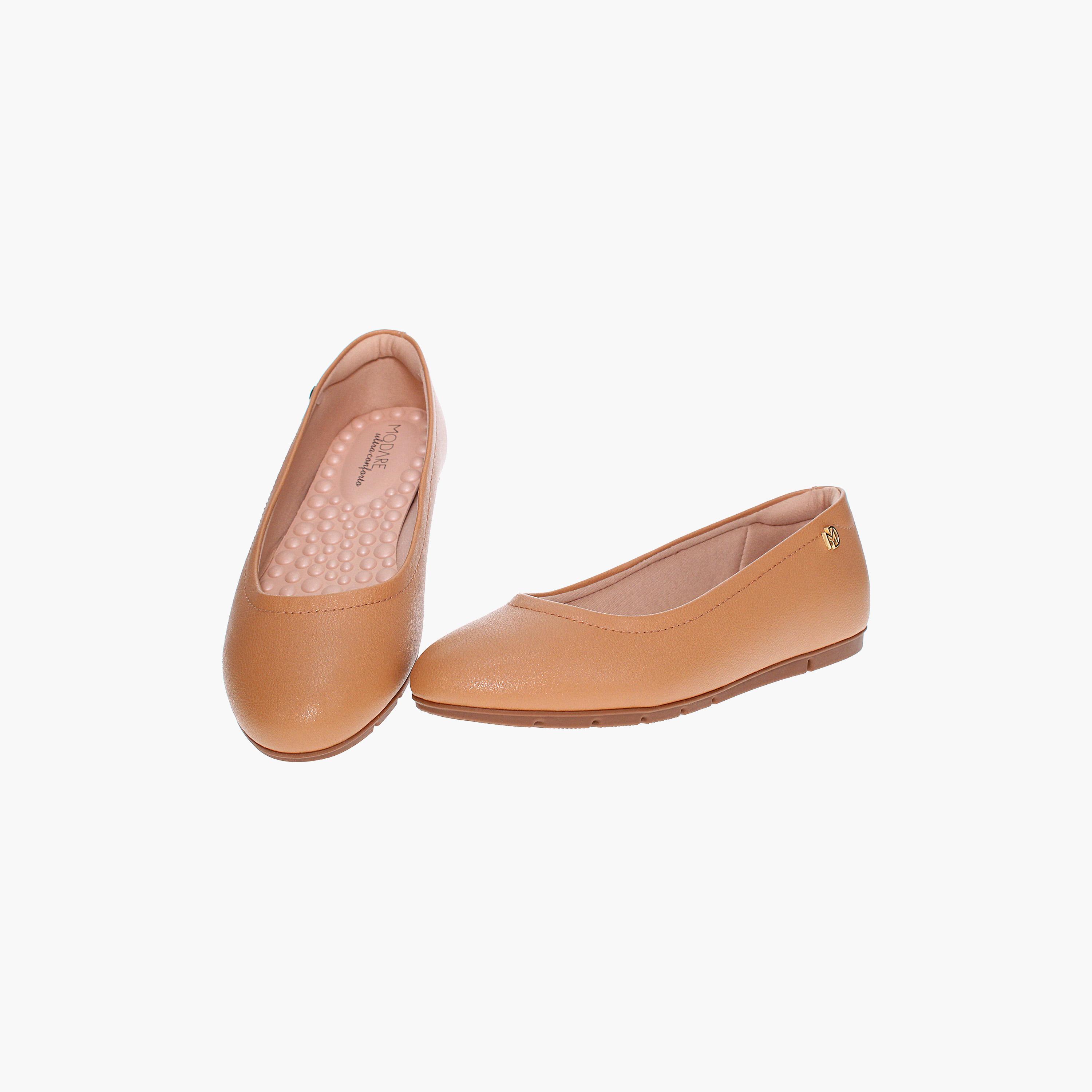 حذاء باليرينا نسائي ذو مقدمة دائرية من موداري | 7385-100-21736-women-shoes-ballerinas-image-4