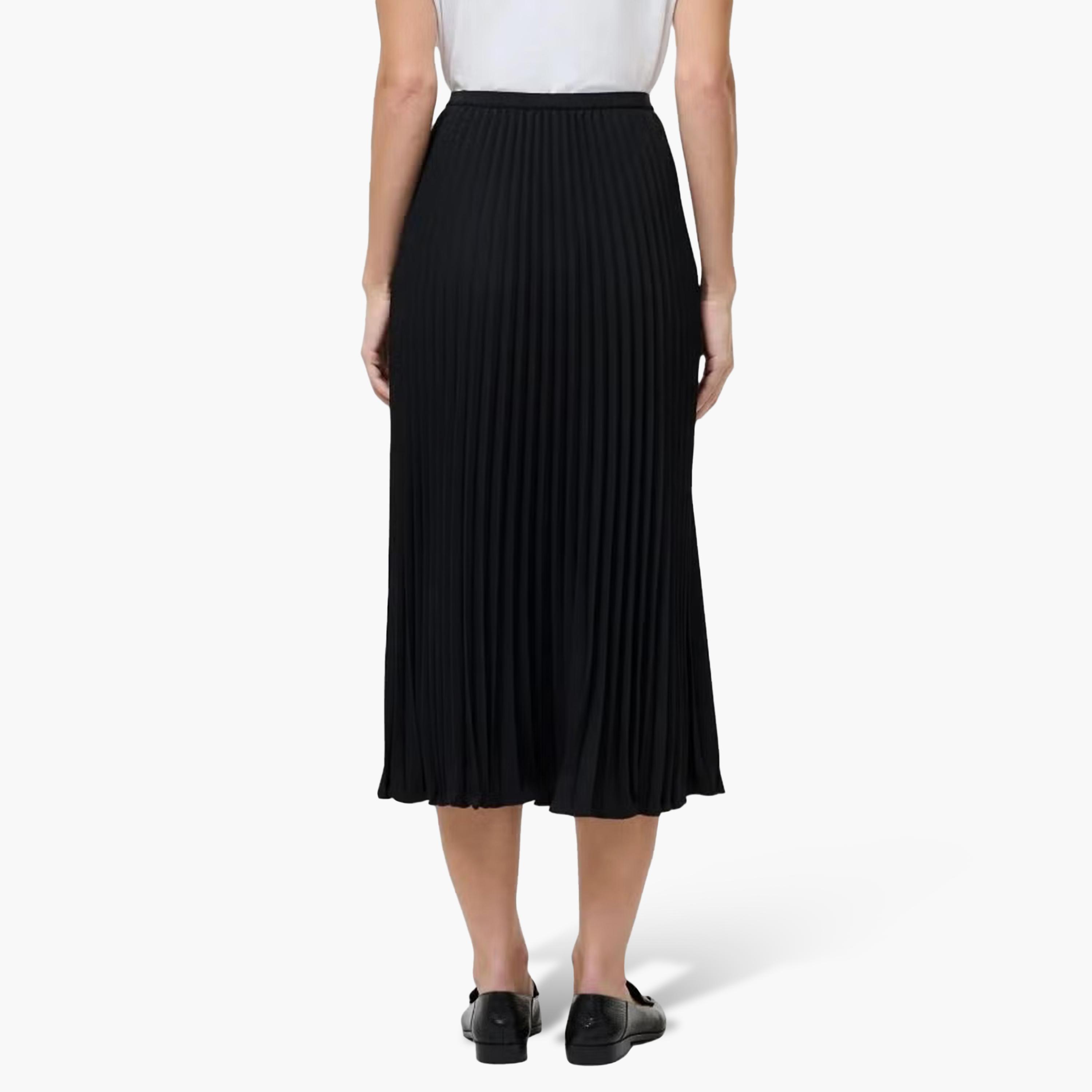 تنورة ميدي حريمي كسرات بقصة A-Line من فرينش كونكشن-women-clothing-skirts-image-3