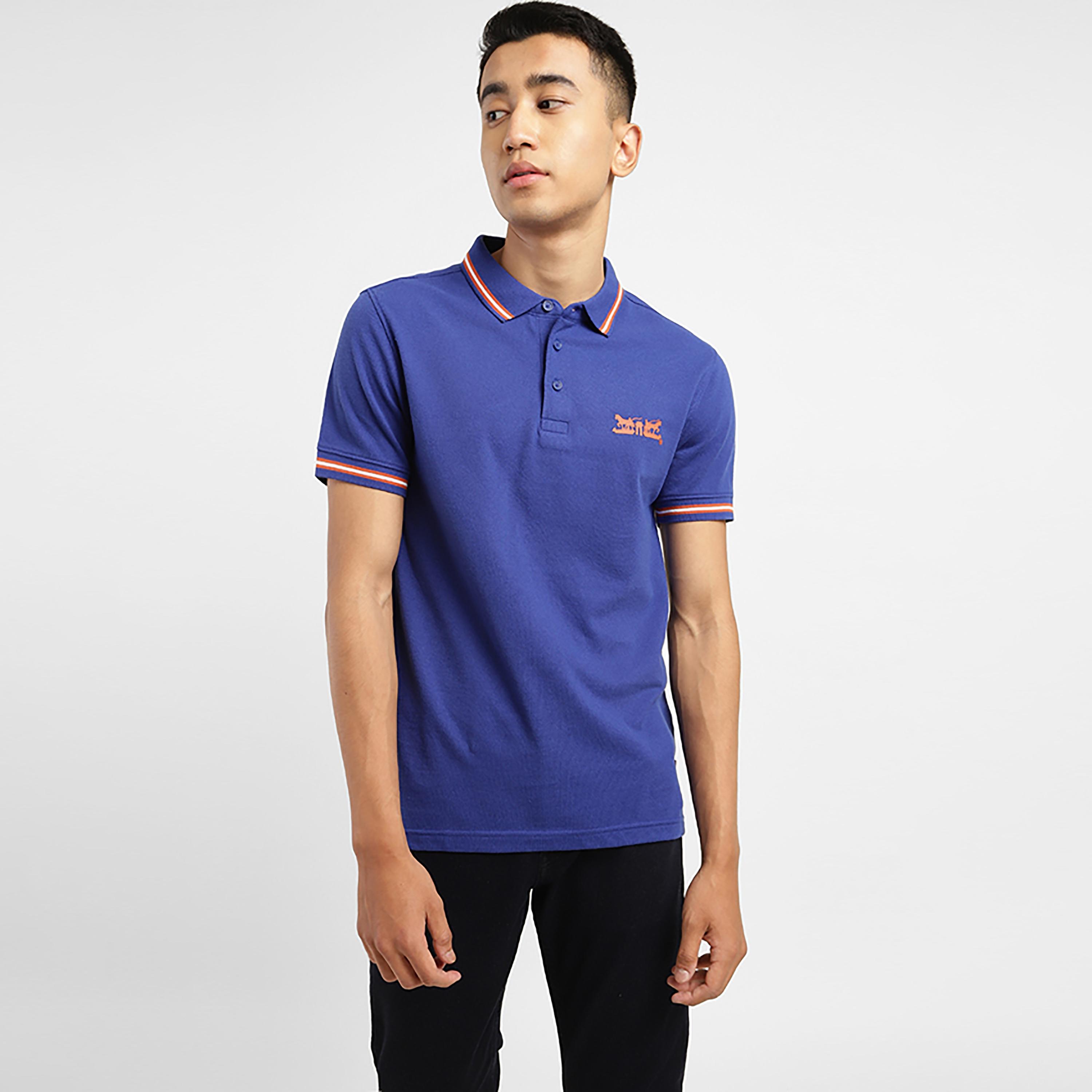 Levi's Plain Collared Short Sleeves Polo T-Shirt-men-clothing-tshirtsandpolos-polos-image-1