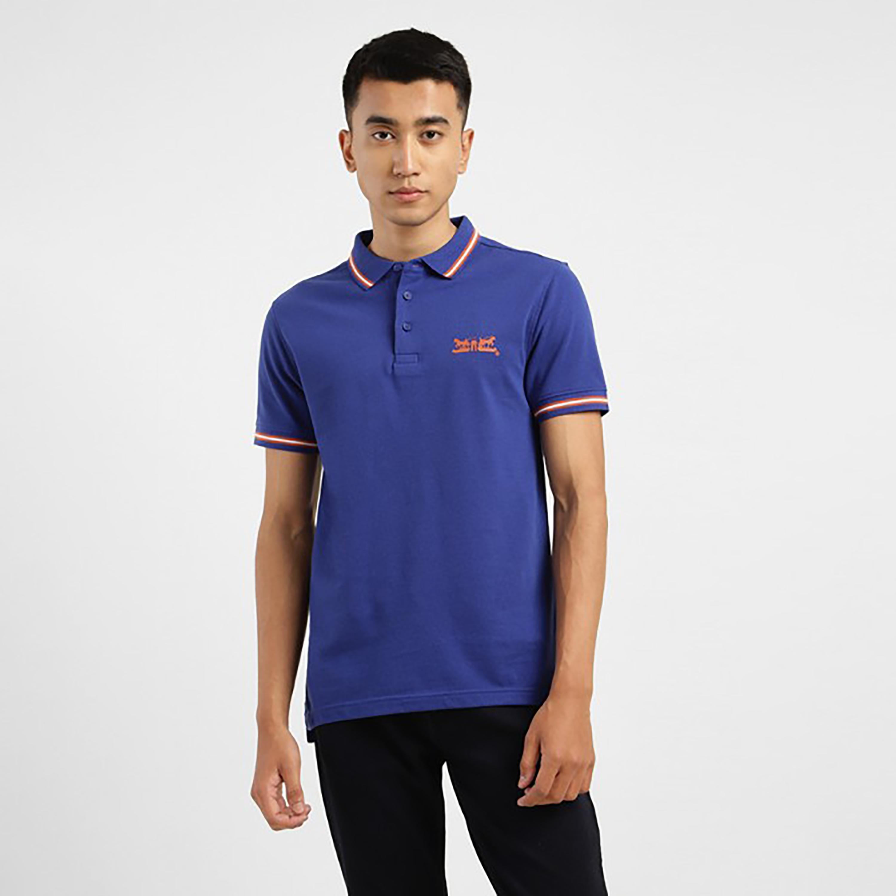 Levi's Plain Collared Short Sleeves Polo T-Shirt-men-clothing-tshirtsandpolos-polos-image-2