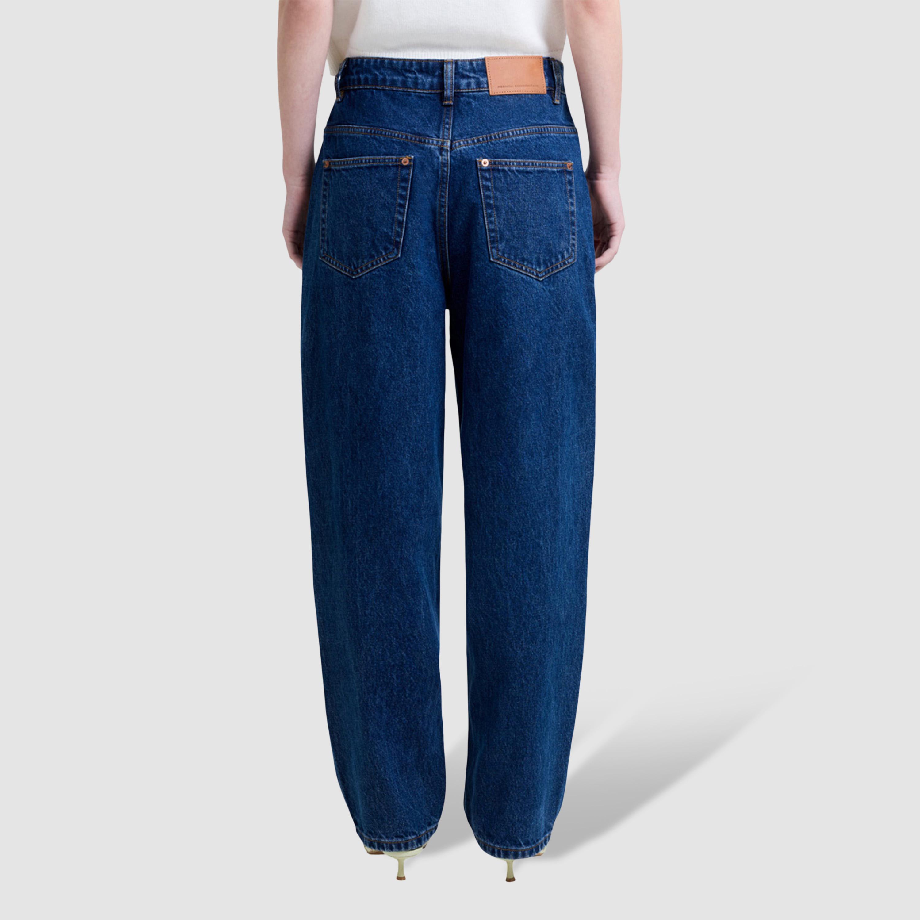 بنطلون جينز نسائي سادة قصة مستقيمة وخصر متوسط من فرينش كونكشن-women-clothing-bottoms-jeans-image-4