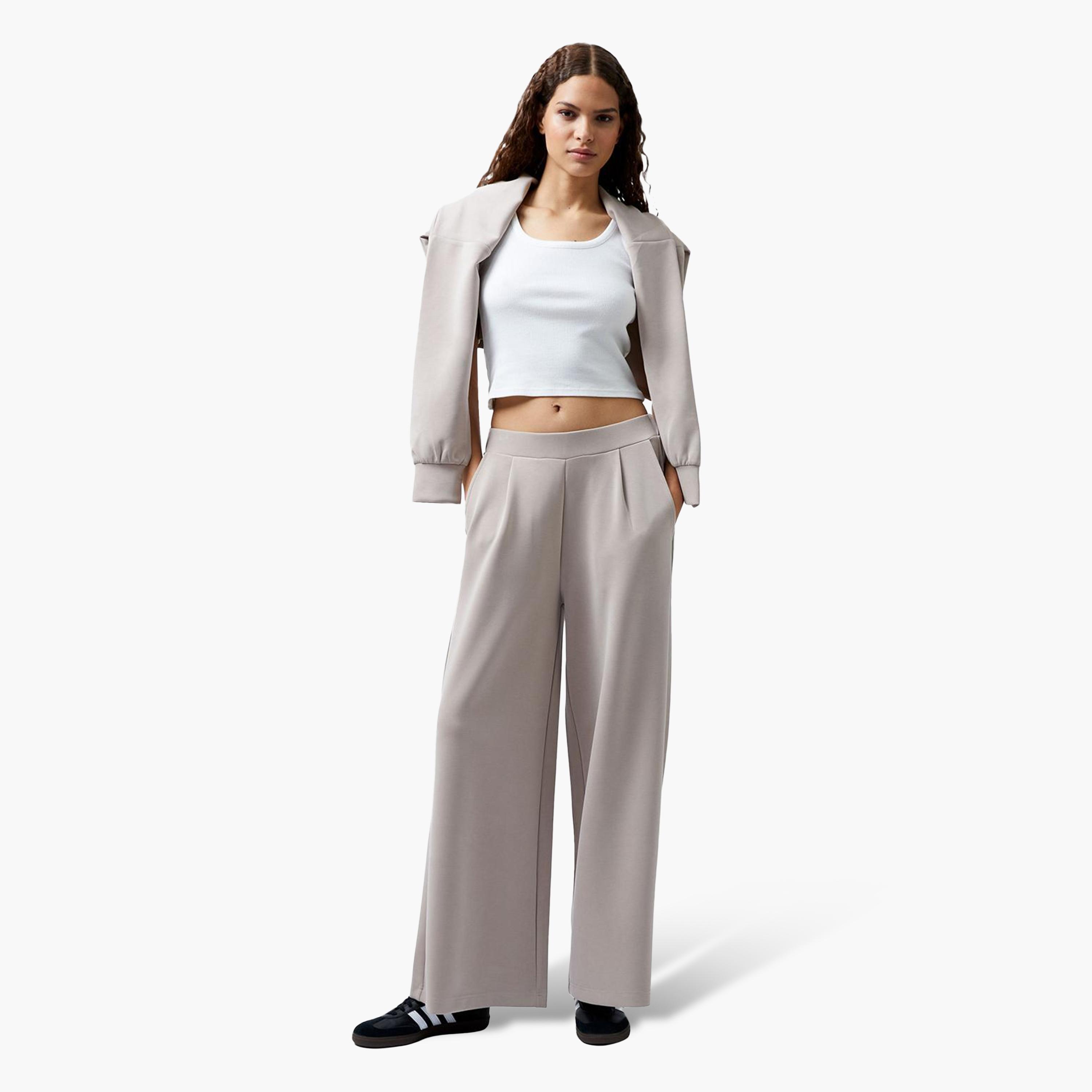 French Connection Elasticated Waist Women's Trousers-women-clothing-trousers-image-2