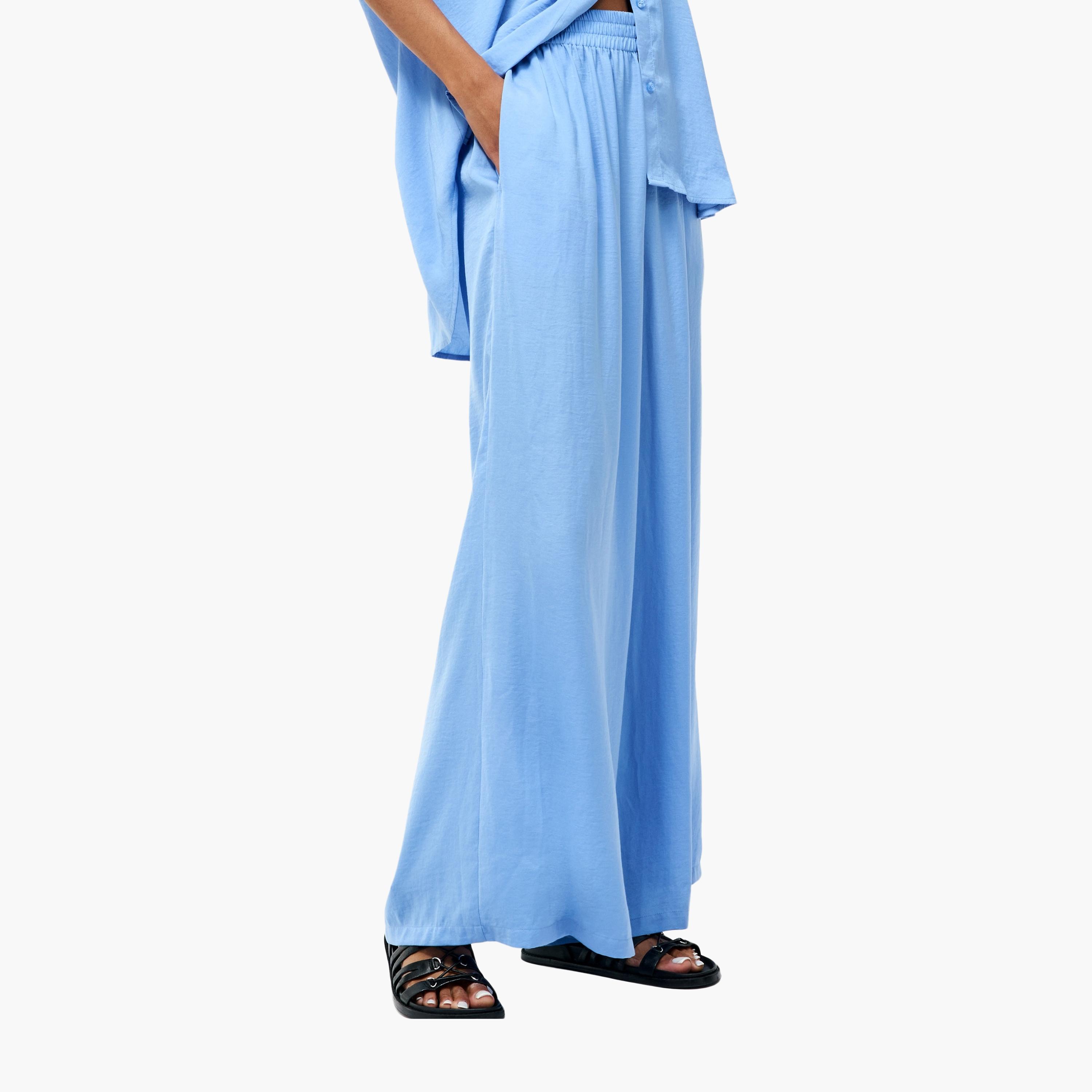 French Connection Blue Polyester Women's Trousers-women-clothing-bottoms-trousers-image-4