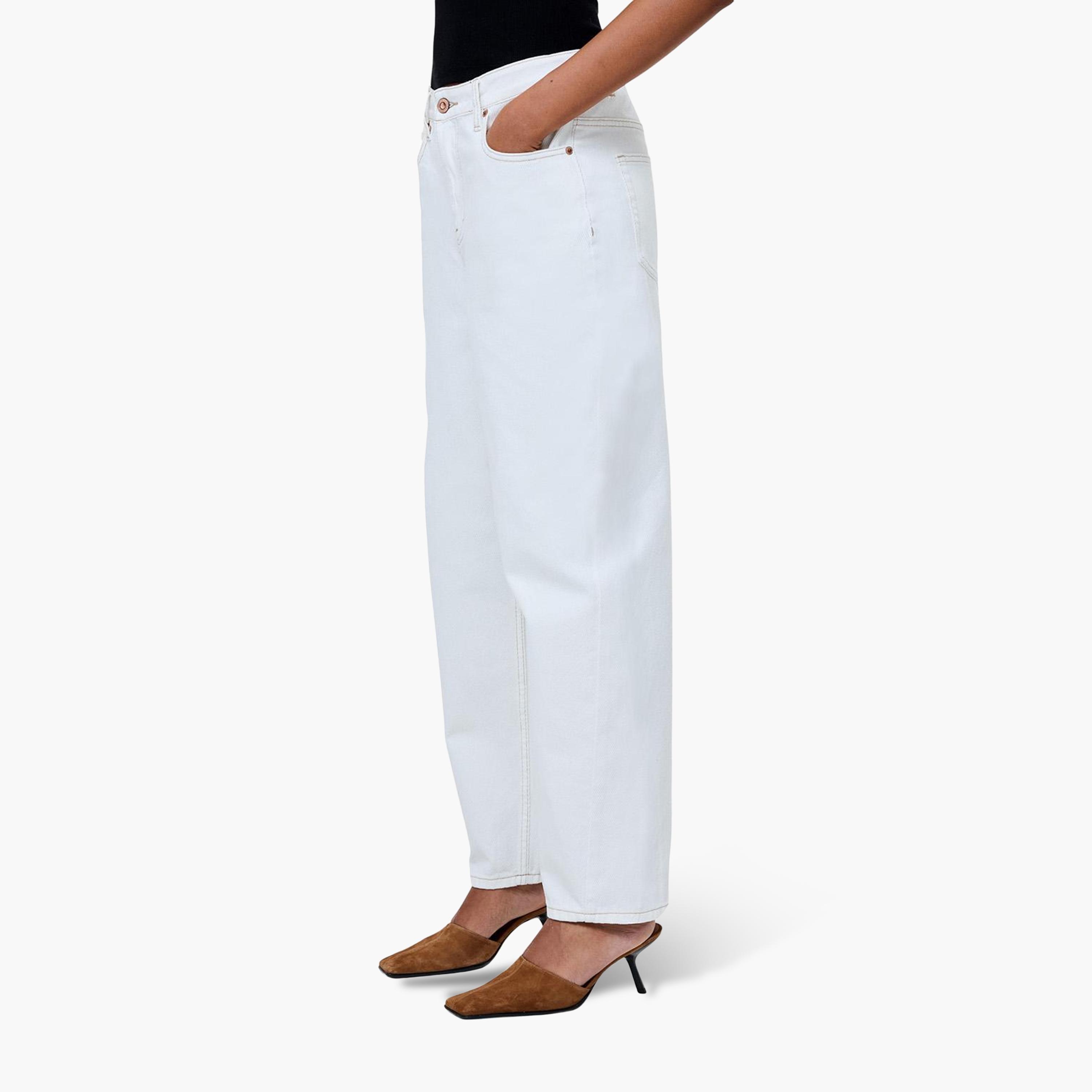 French Connection White Zip Fly Women's Jeans-women-clothing-jeans-image-3