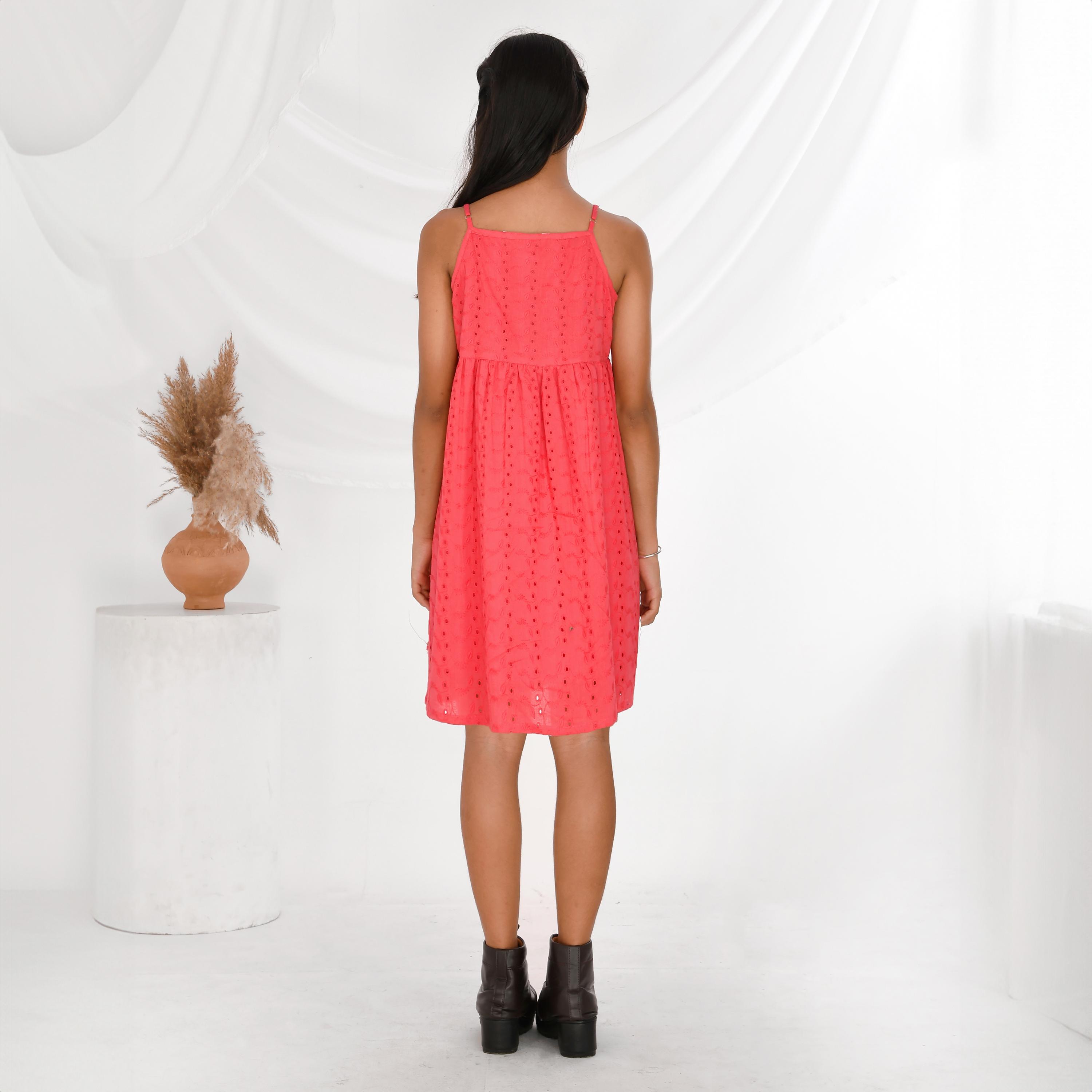  فستان بطول الركبة شيفلي السباغيتي  من بيبيكلو-girls-clothing-dressesandjumpsuits-image-2