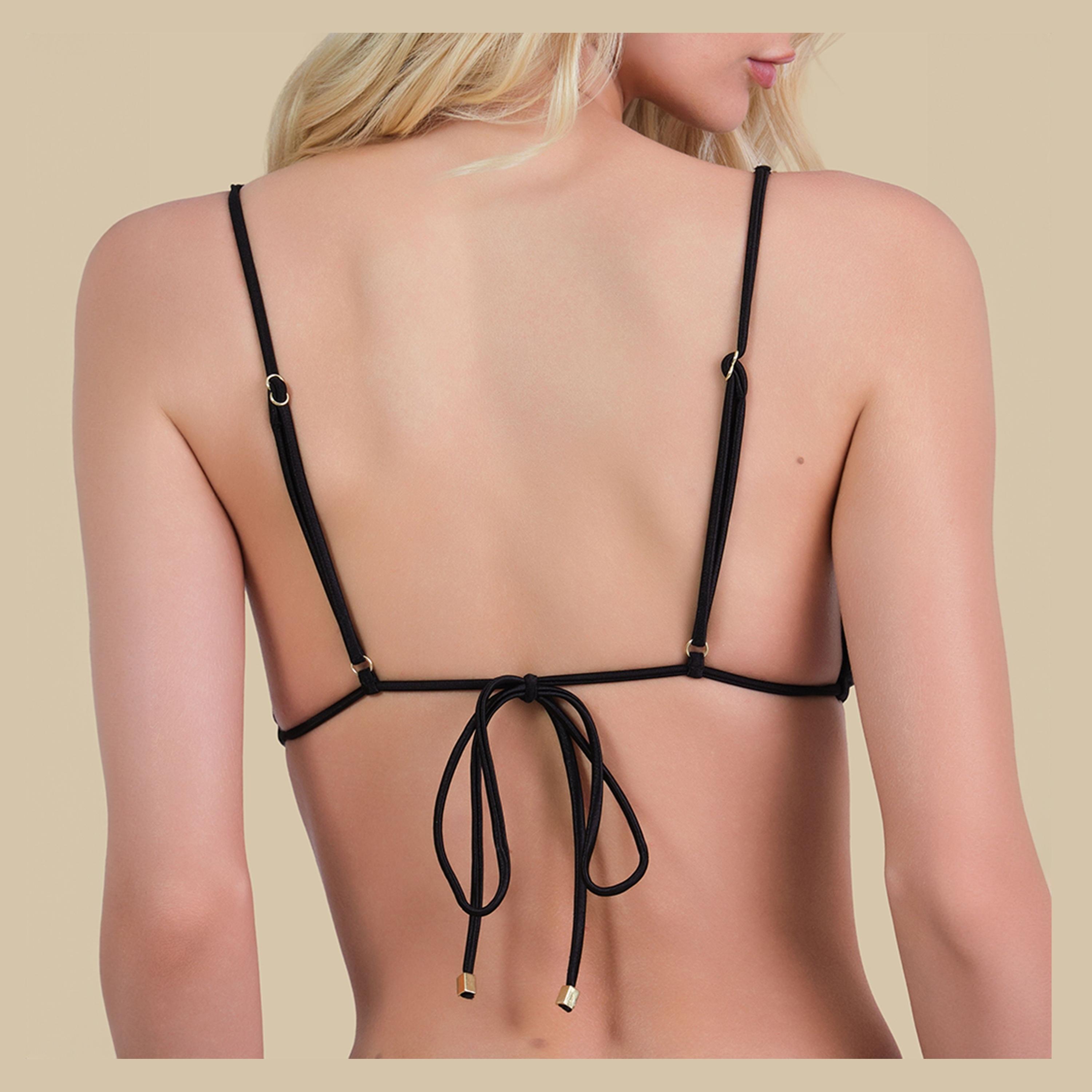 Isla & Evie Black Plain Women's Bikini Bra-women-clothing-swimandbeach-bikinis-image-4