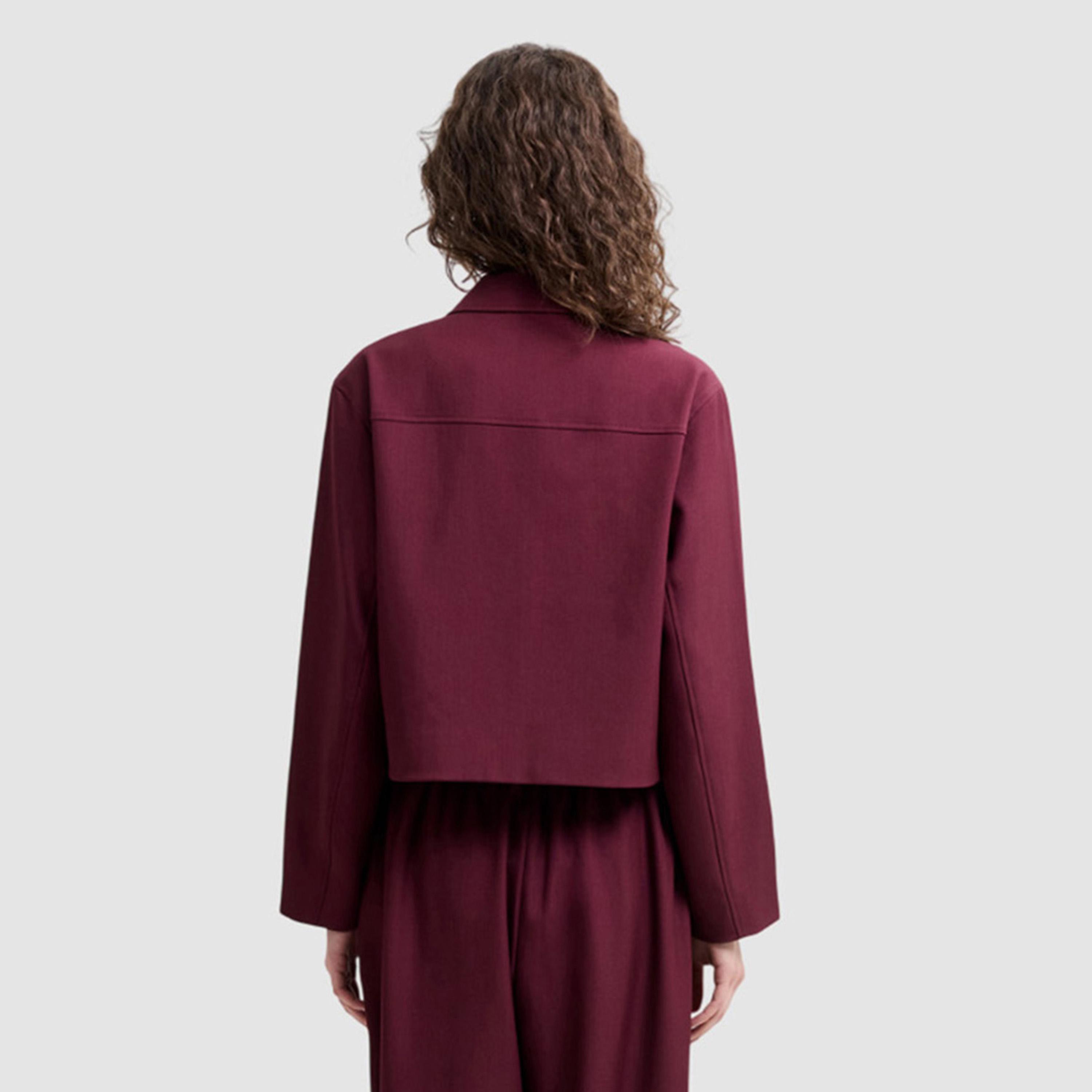 French Connection Red Collared Women's Jacket-women-winterwear-coatsandjackets-jackets-image-3
