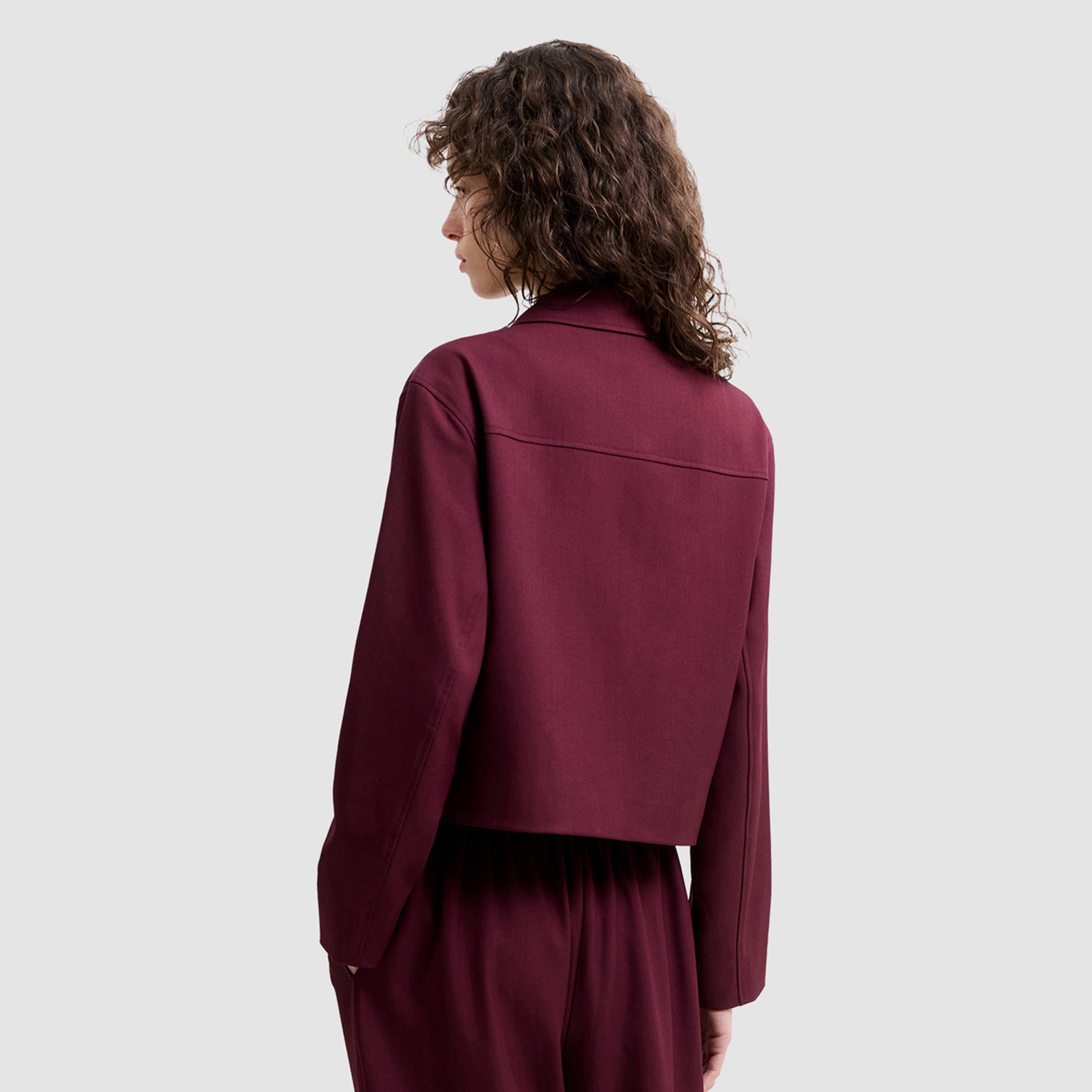 French Connection Red Collared Women's Jacket-women-winterwear-coatsandjackets-jackets-image-5