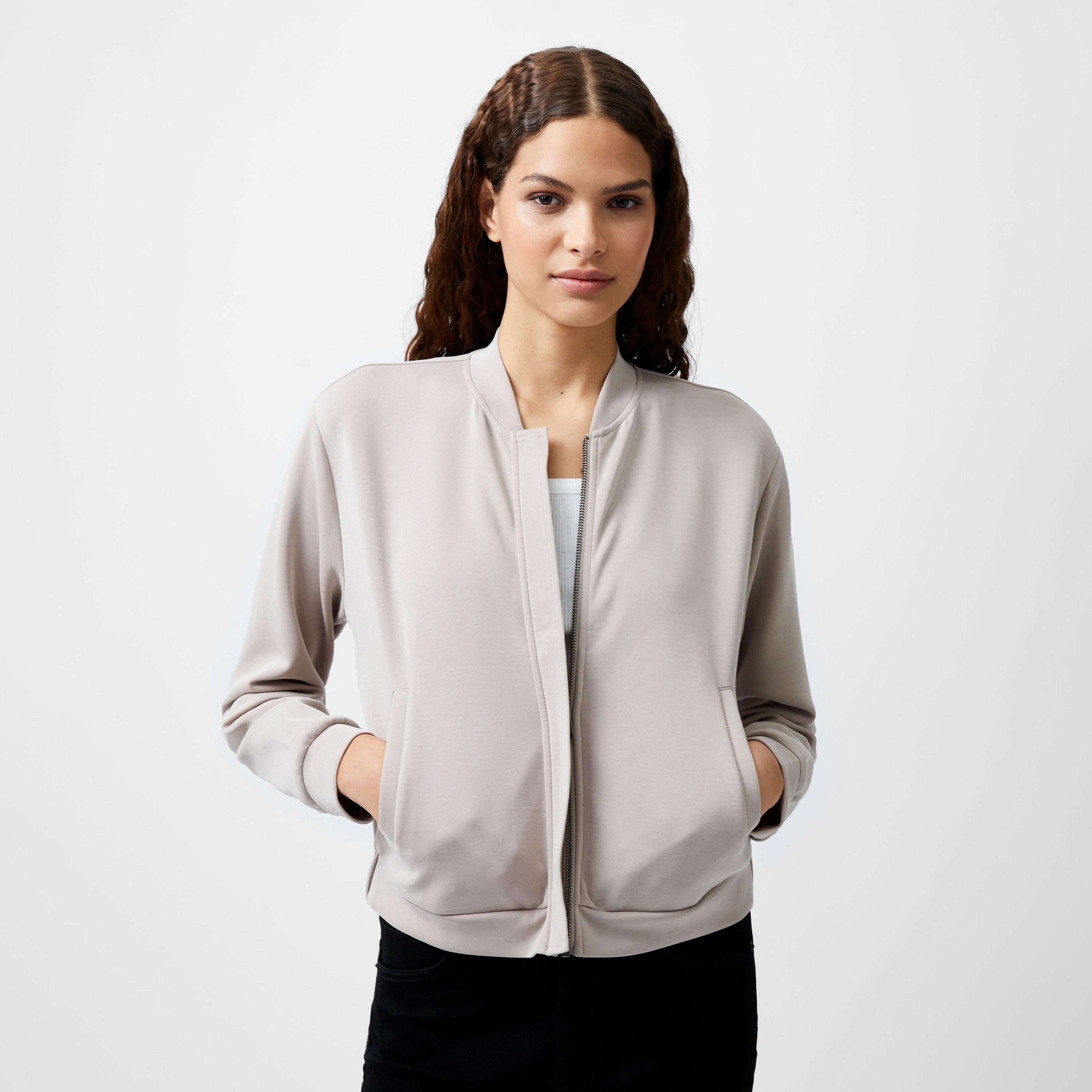French Connection Collarless Women's Jacket-women-winterwear-coatsandjackets-jackets-image-1