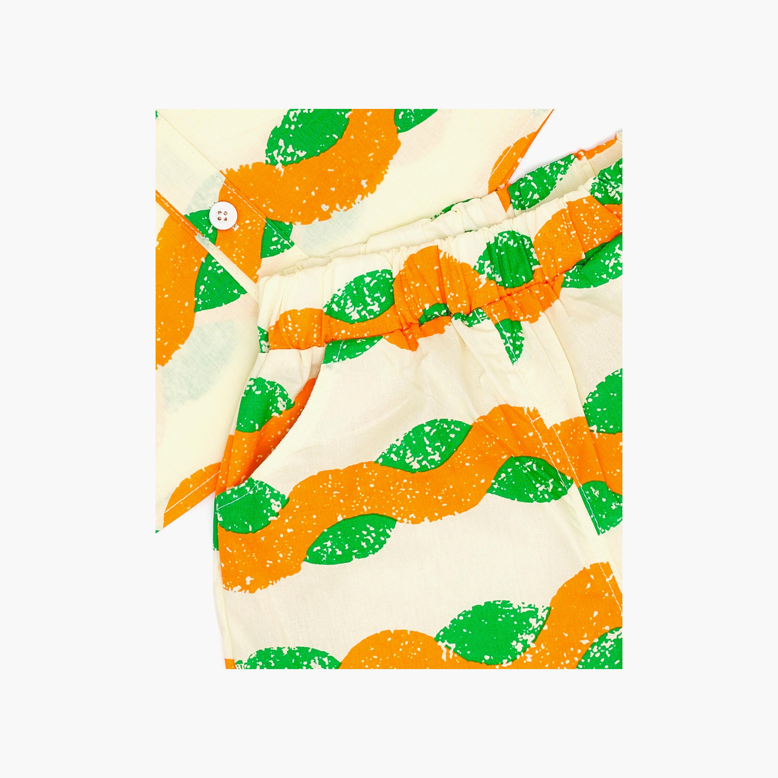 Babyqlo Vibrant Printed Shorts Sleeves Shirt with Shorts-boys-clothing-setsandcoords-image-4