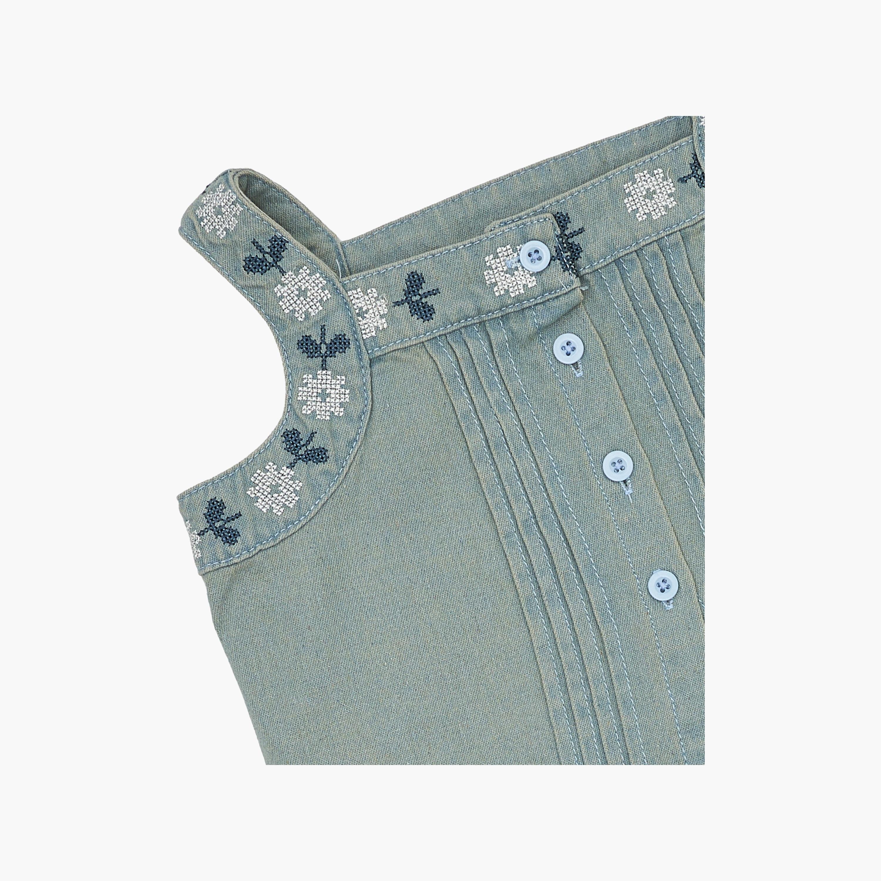 بلوزة بدون أكمام بطبعات زهور مع بنطال قطعتين من بيبيكلو-baby-girls-clothing-setsandcoords-image-5