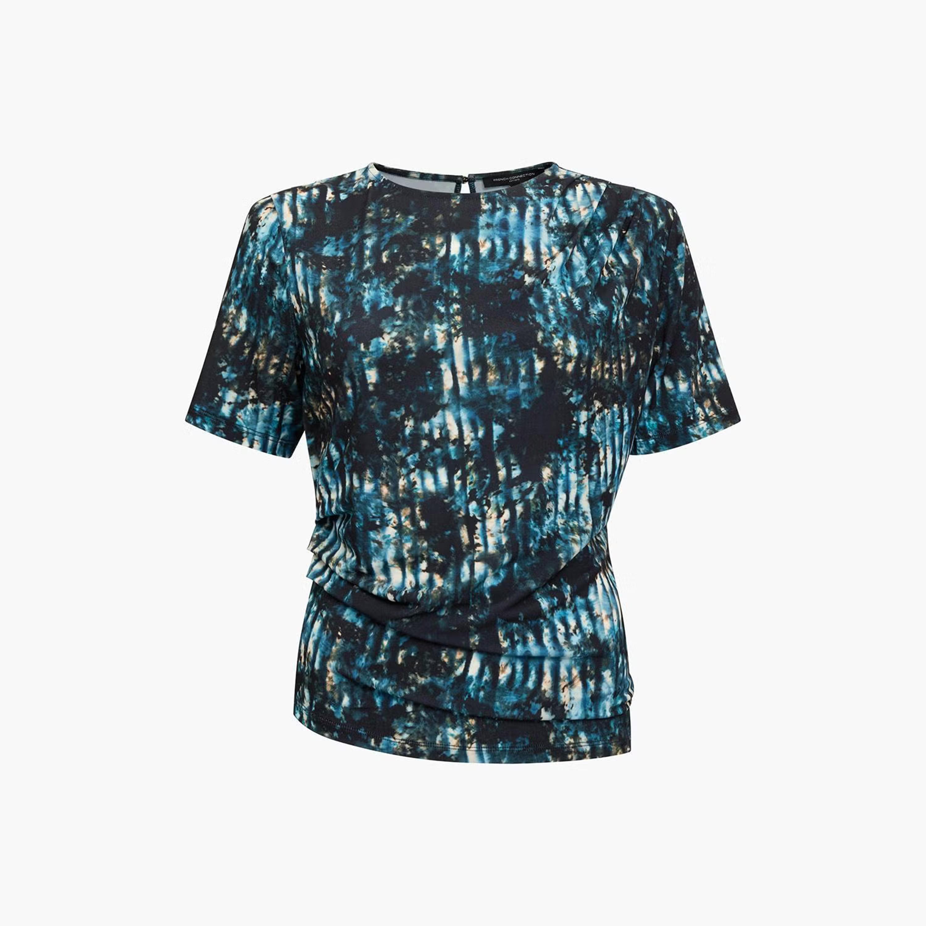 French Connection Black Abstract Print Women's Top-women-clothing-shirtsandblouses-blouses-image-6