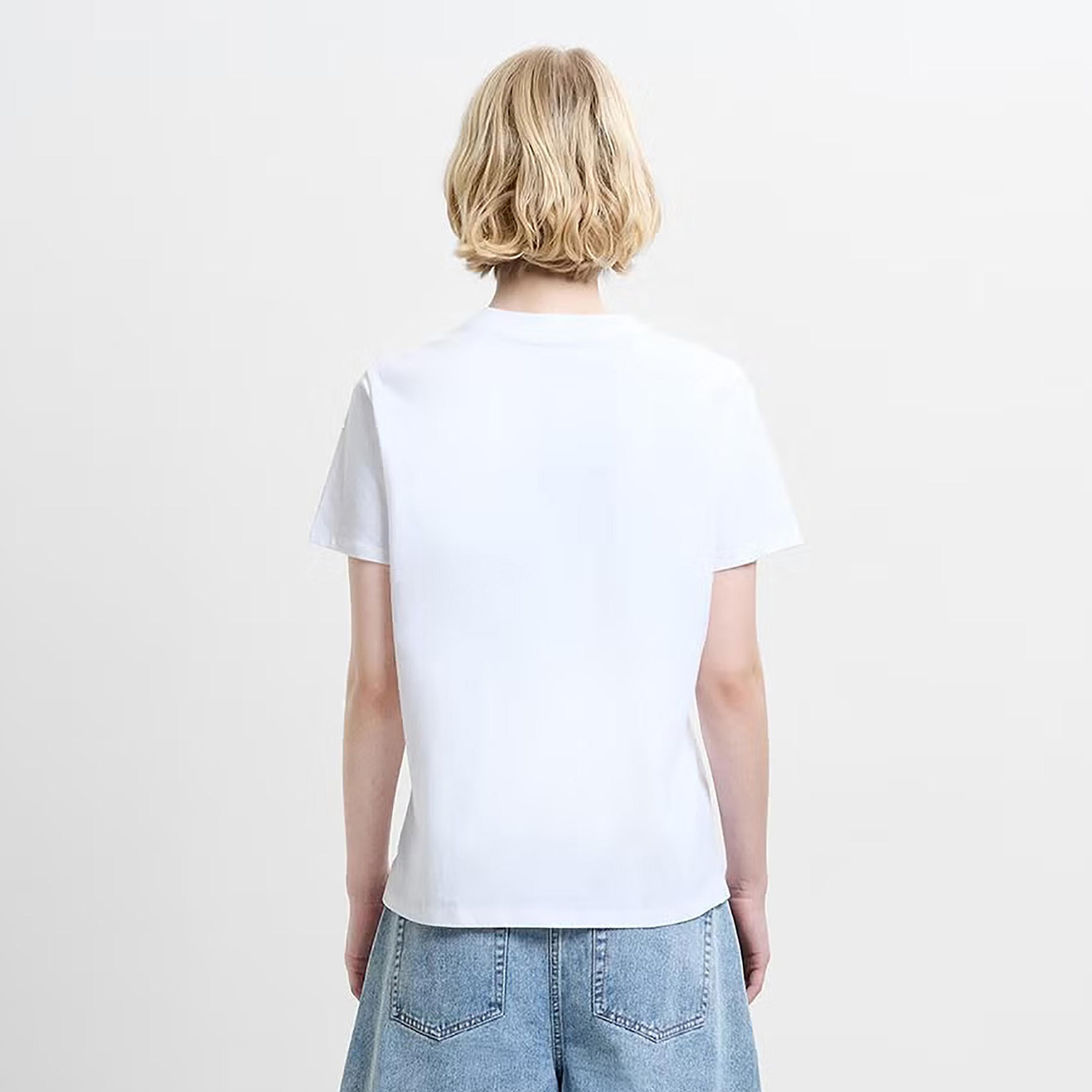 French Connection White Graphic Print Cotton Women's T-Shirt-women-clothing-tshirts-image-3