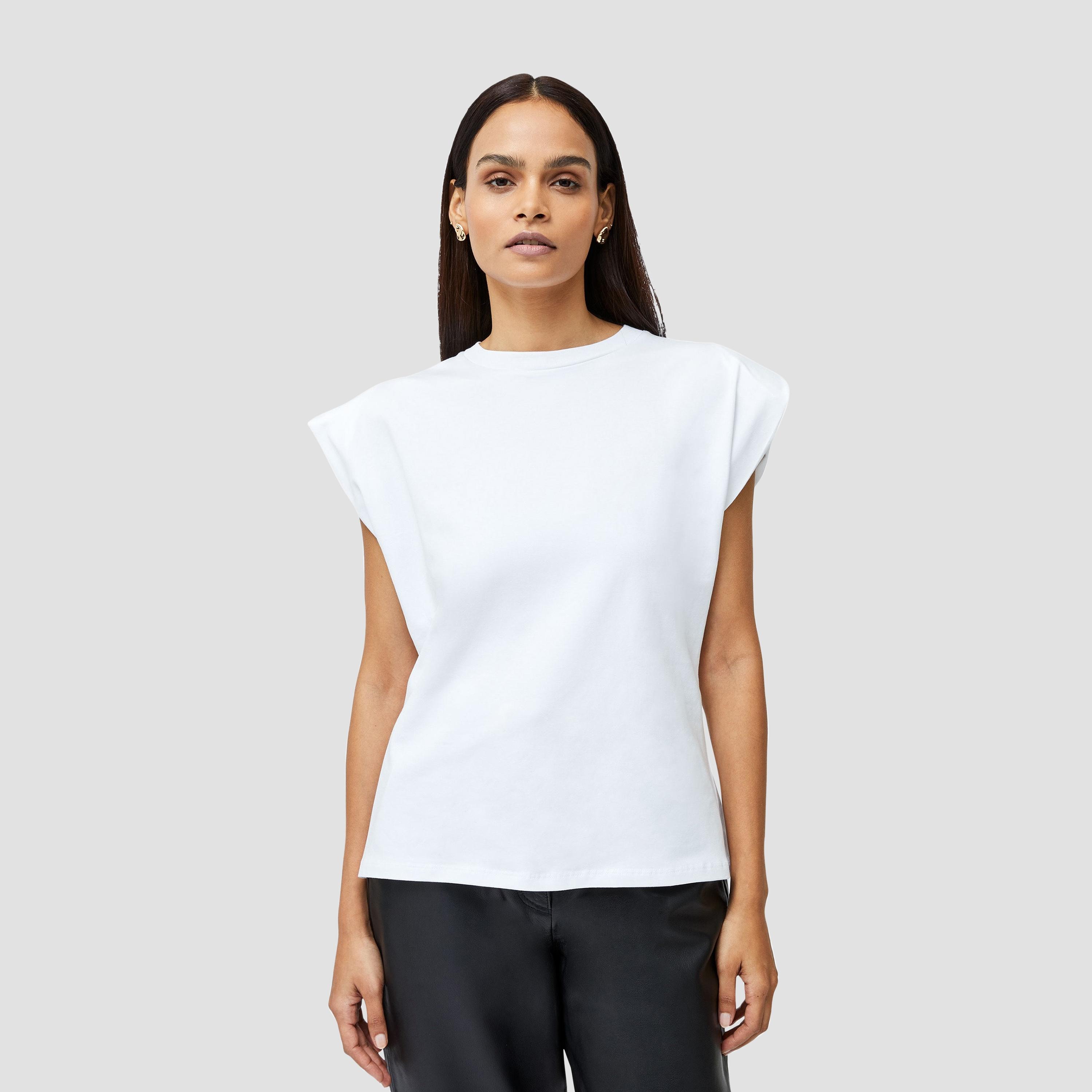 بلوزة نسائية بأكمام قصيرة من فرينش كونيكشن-women-clothing-shirtsandblouses-blouses-image-1