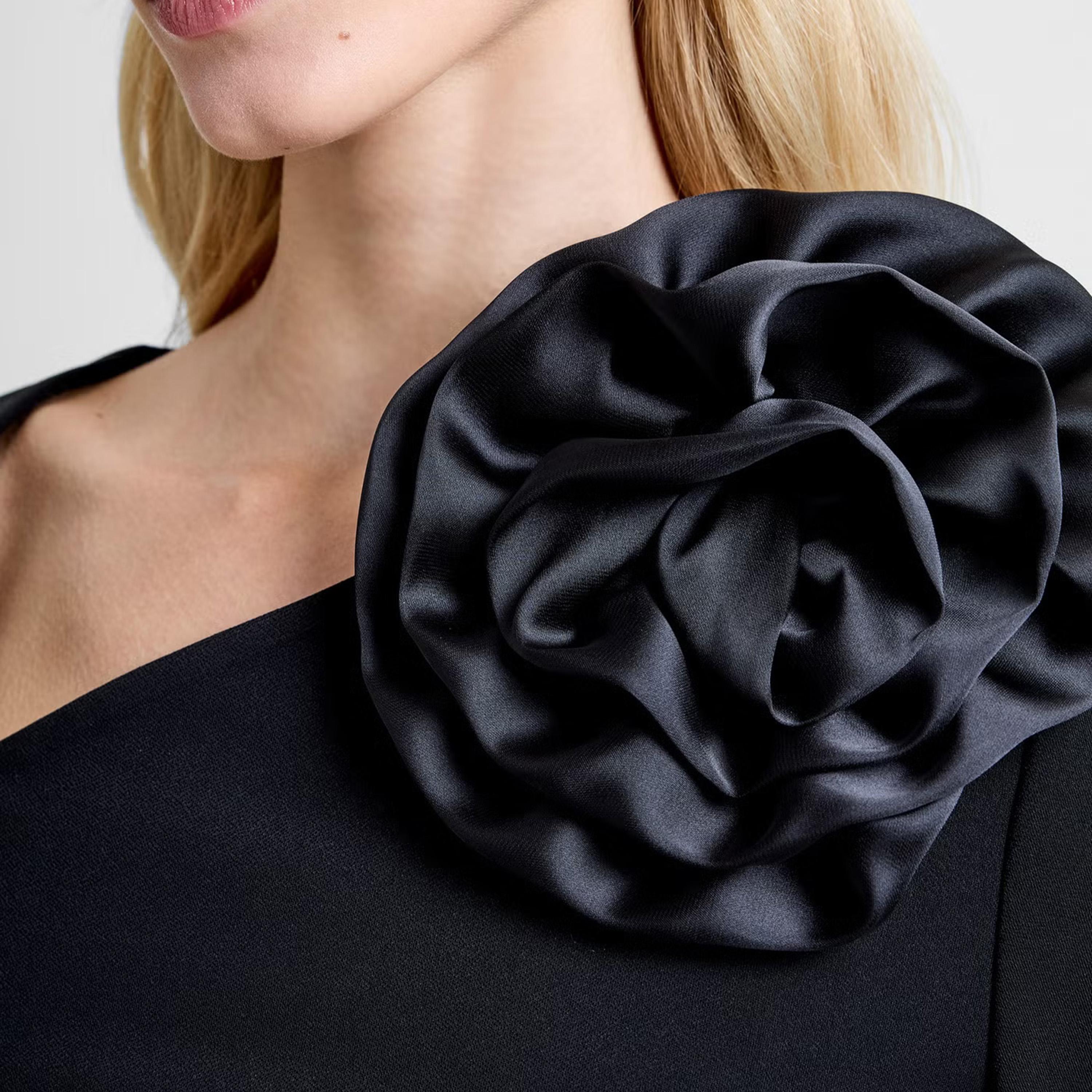 French Connection Black Asymmetric Neck Women's Top-women-clothing-shirtsandblouses-blouses-image-4