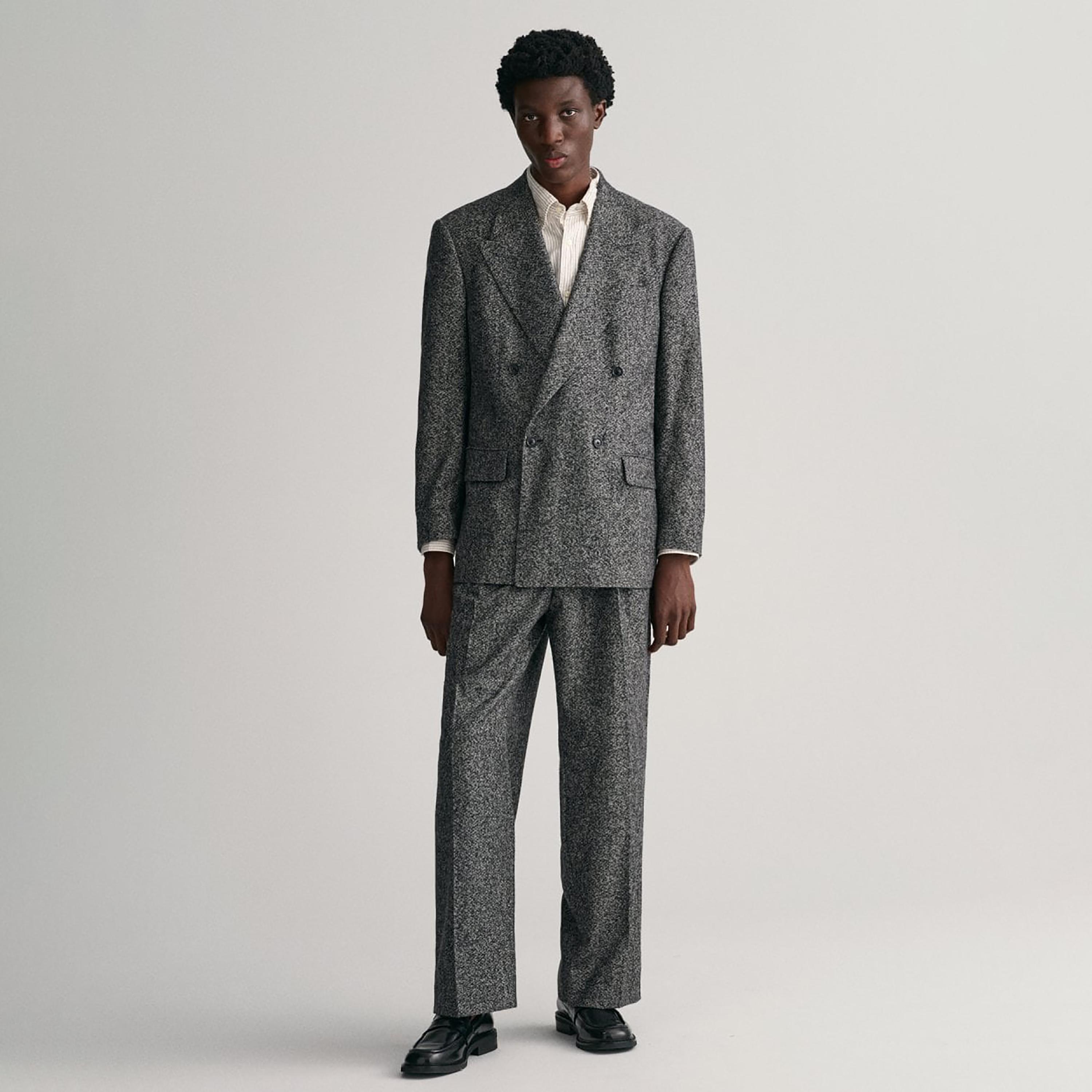 Gant Textured Peak Lapel Blazer-men-winterwear-jacketsandblazers-image-2