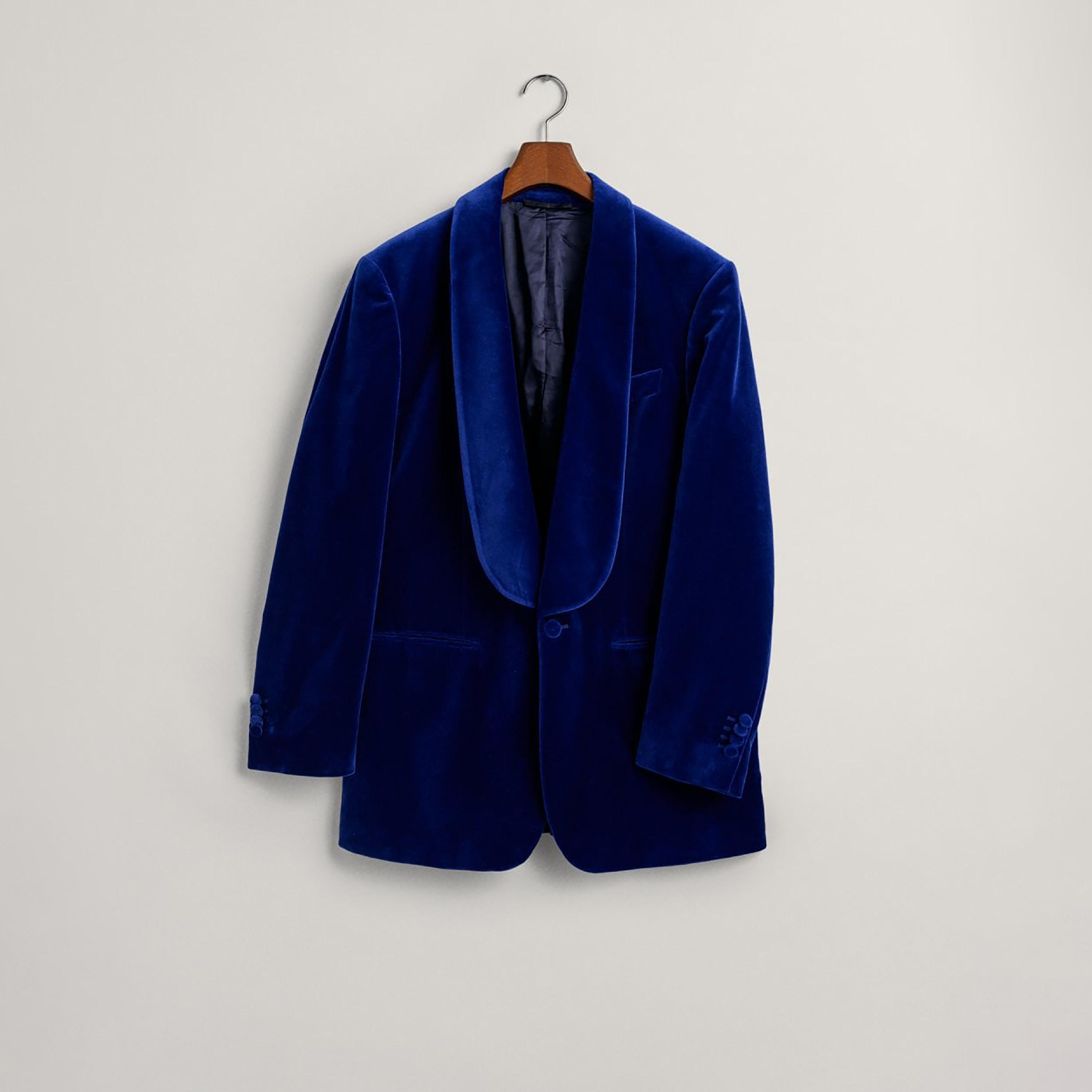 Gant Plain Shawl Lapel Blazer-men-winterwear-jacketsandblazers-image-1