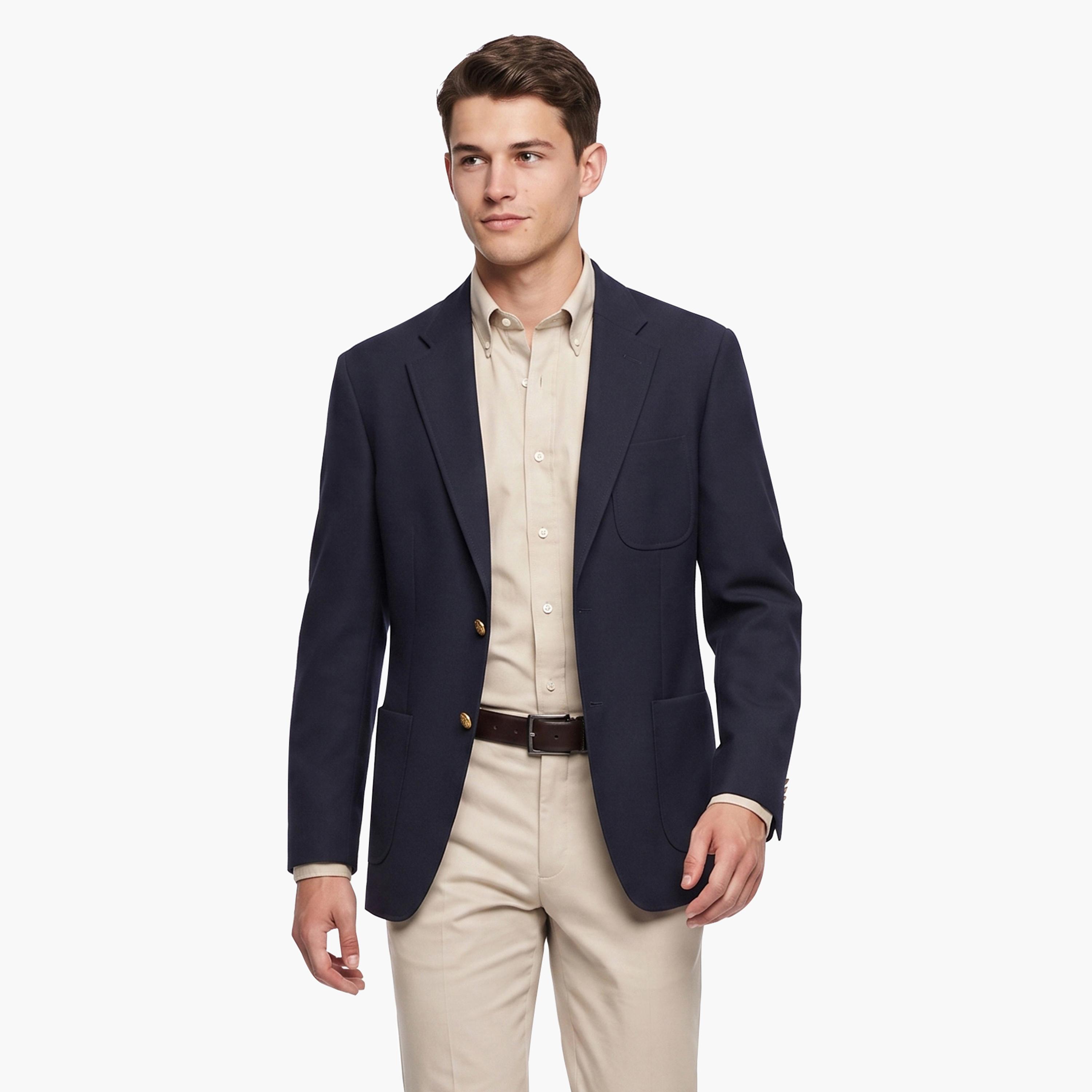 Gant Plain Lapel Collar Long Sleeves Men's Blazer-men-clothing-jacketsandblazers-blazers-image-1
