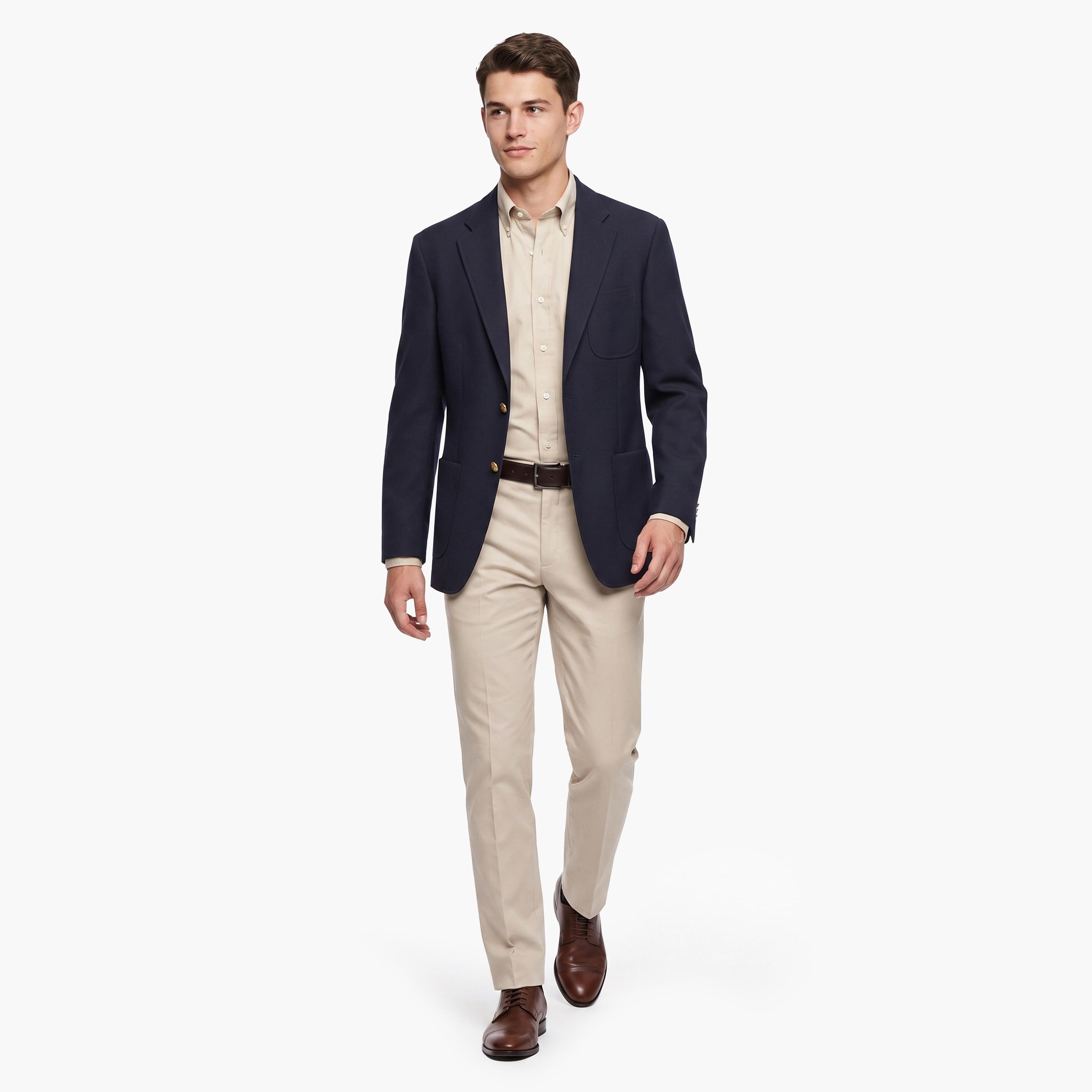 Gant Plain Lapel Collar Long Sleeves Men's Blazer-men-clothing-jacketsandblazers-blazers-image-2