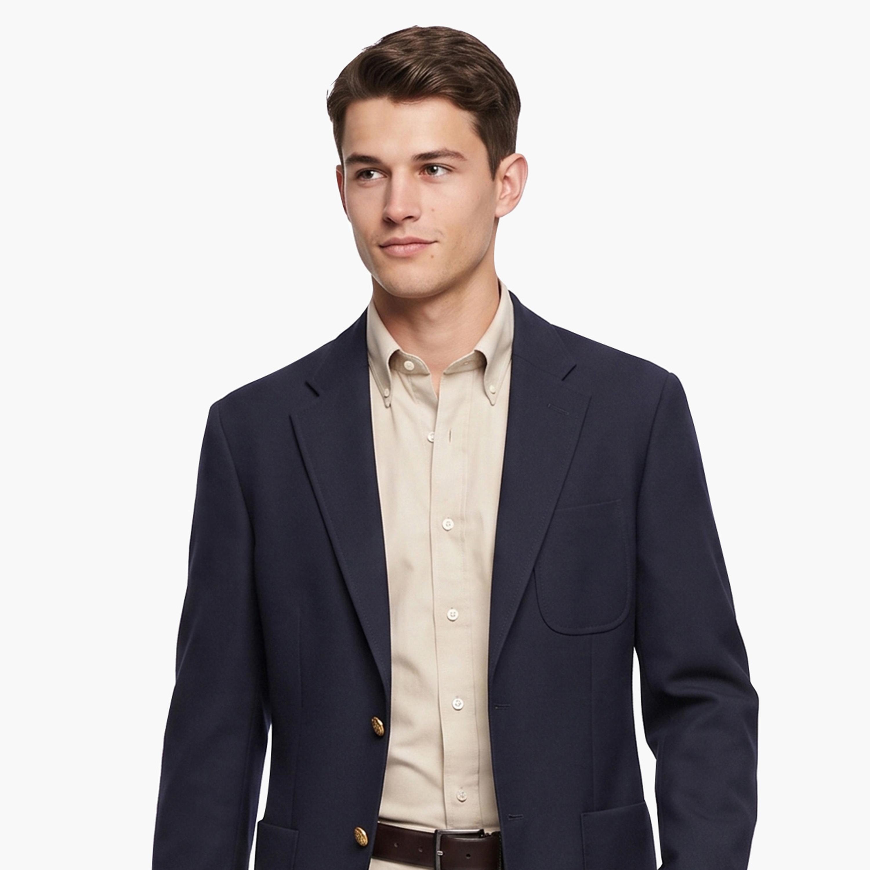Gant Plain Lapel Collar Long Sleeves Men's Blazer-men-clothing-jacketsandblazers-blazers-image-3
