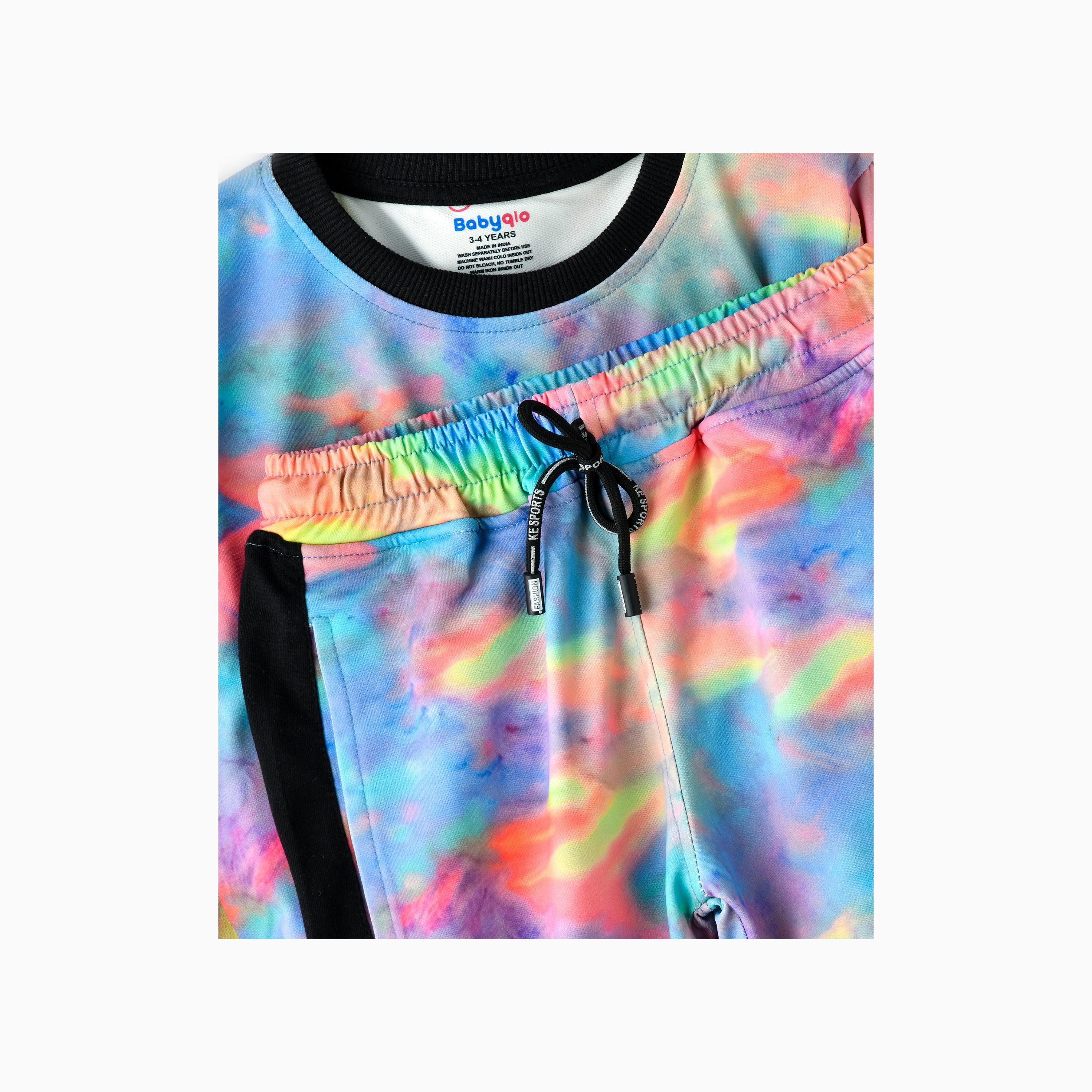 Babyqlo 2-Piece Printed Long Sleeves T-Shirt with Pyjama-girls-clothing-setsandcoords-image-3