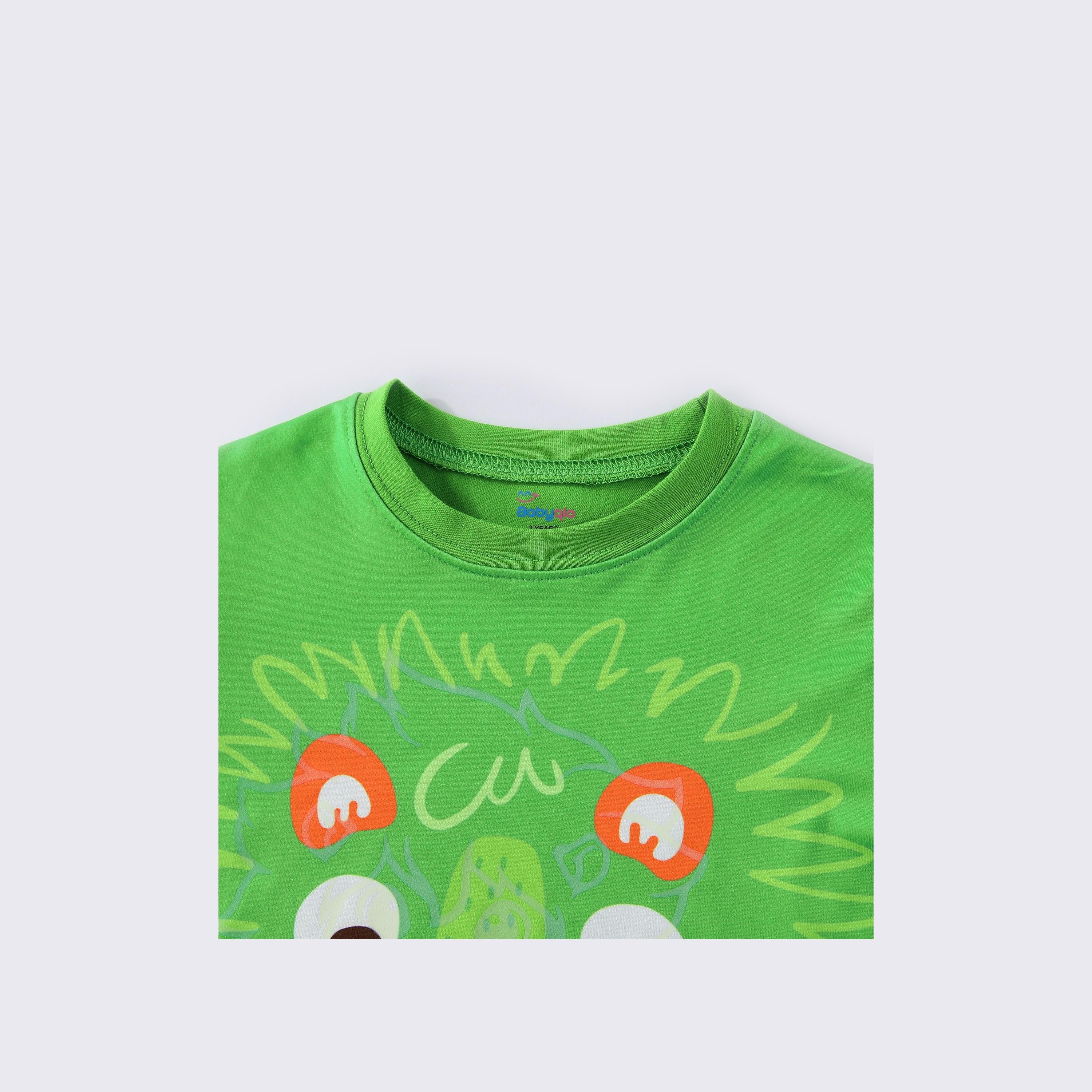 Babyqlo 2-Piece Go Wild Jungle Printed Glow-in-the-Dark T-Shirt with Pyjama-boys-clothing-nightwear-image-8