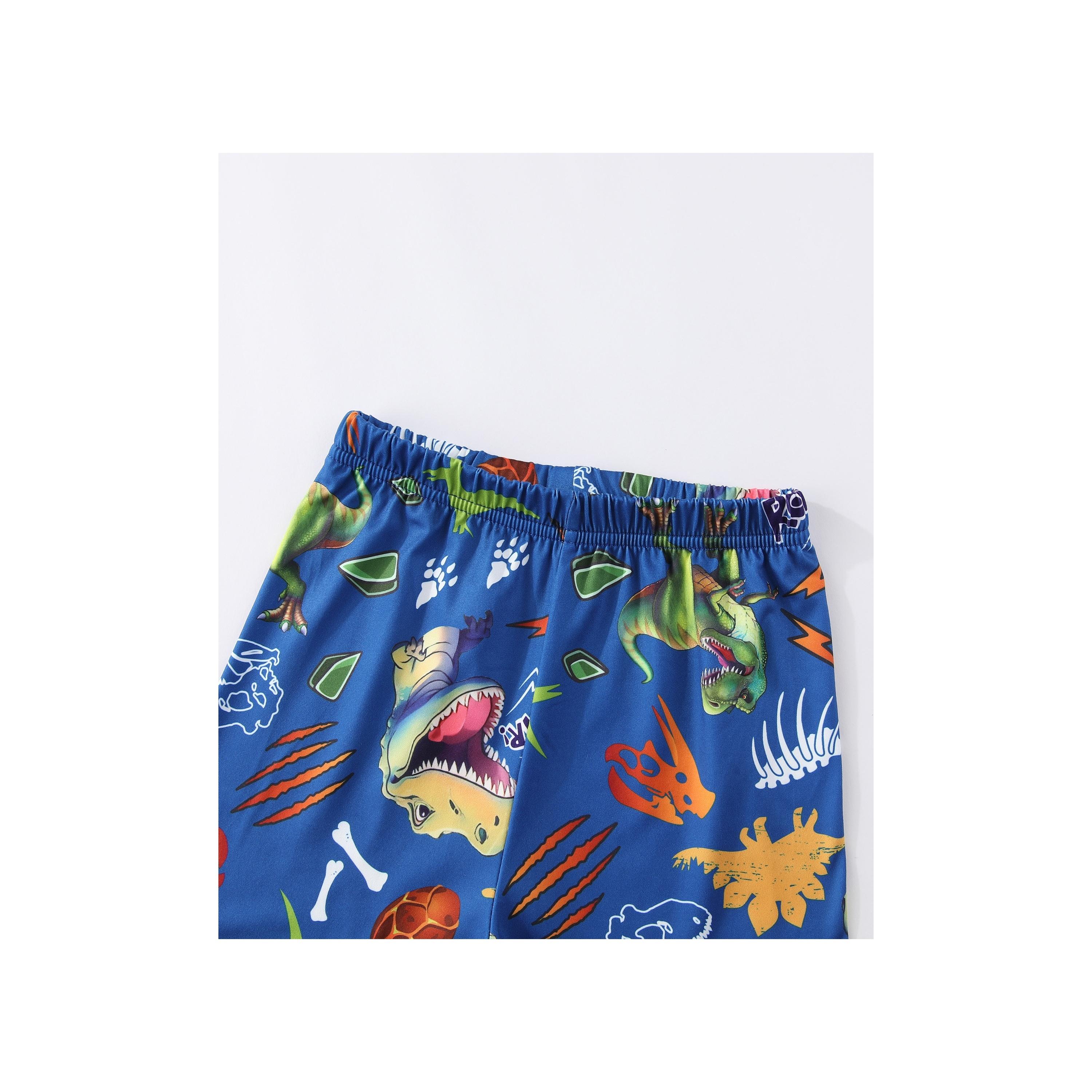 تي شيرت بطبعة روار تي-ركس ويتوهج في الظلام قطعتين مع بيجامة من بيبيكلو-boys-clothing-nightwear-image-2