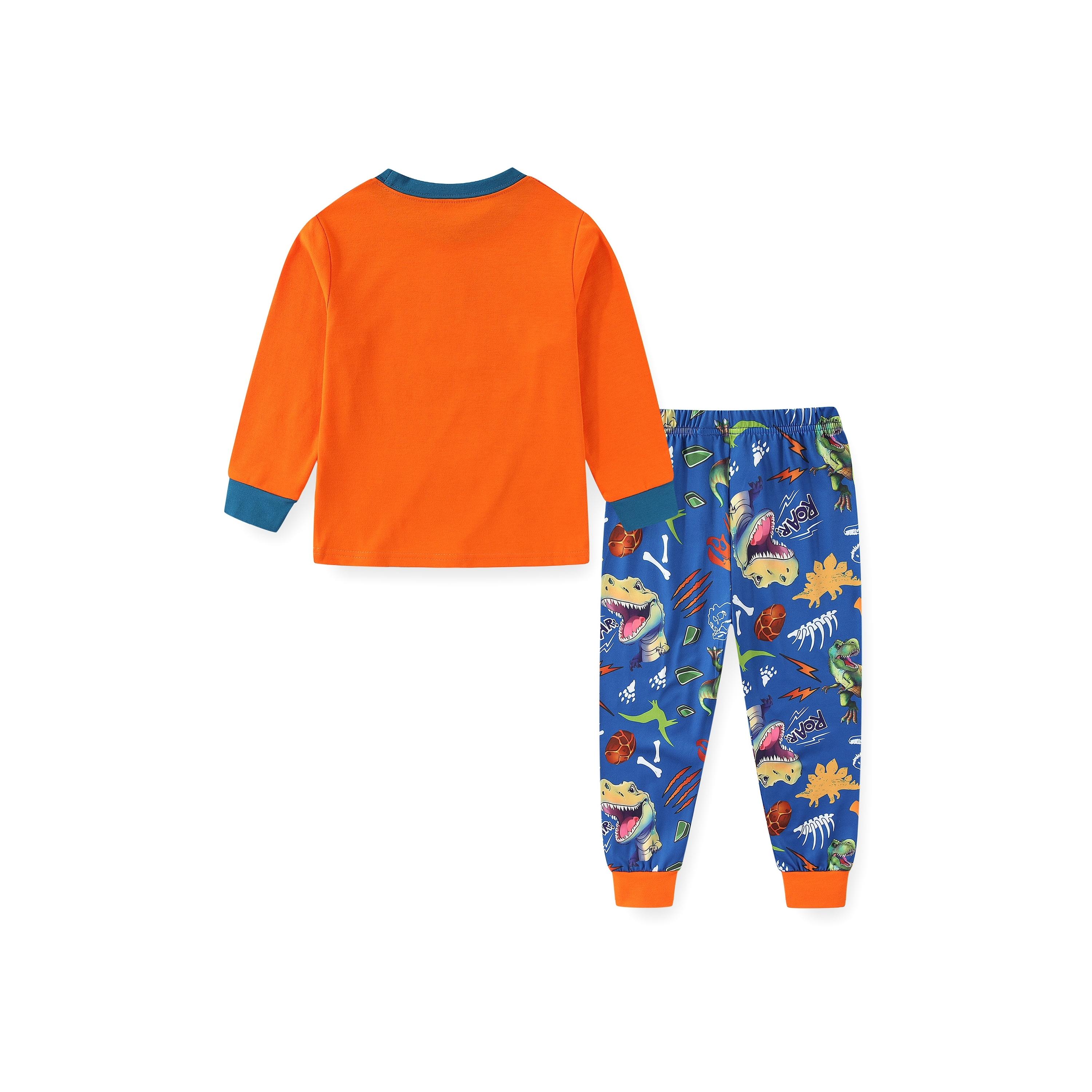 تي شيرت بطبعة روار تي-ركس ويتوهج في الظلام قطعتين مع بيجامة من بيبيكلو-boys-clothing-nightwear-image-4