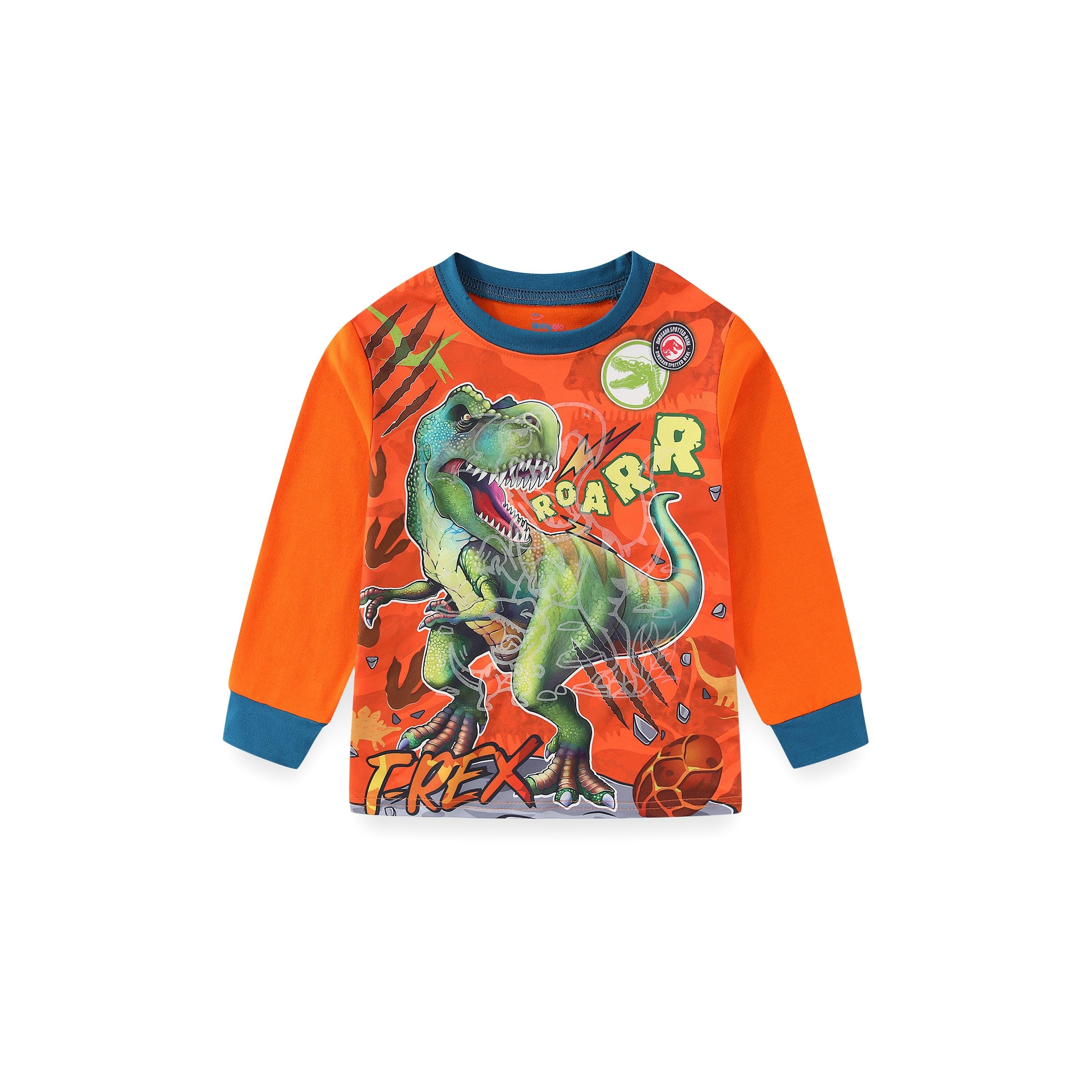 تي شيرت بطبعة روار تي-ركس ويتوهج في الظلام قطعتين مع بيجامة من بيبيكلو-boys-clothing-nightwear-image-6