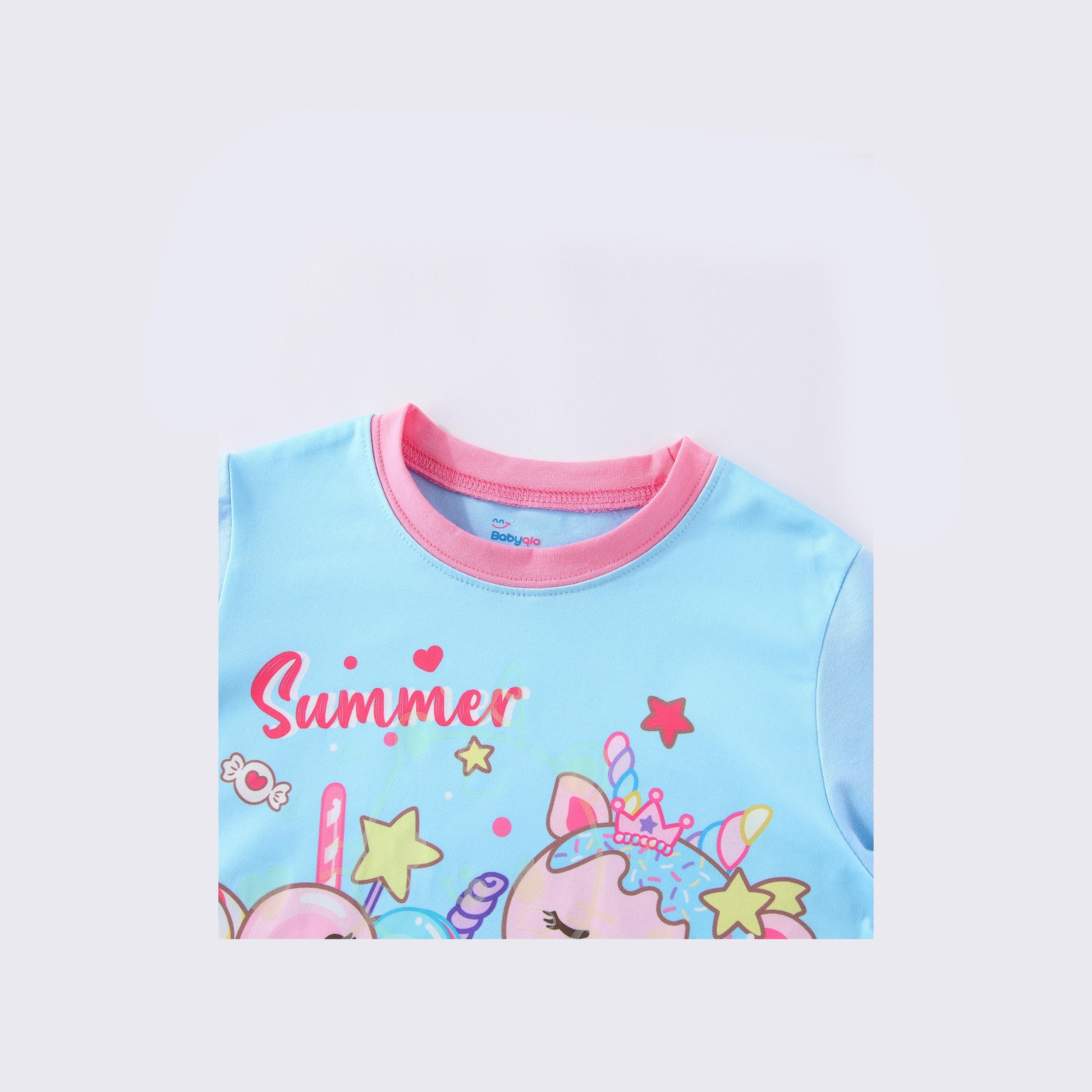 تي شيرت بطبعة سمر سويت تريتس ويتوهج في الظلام قطعتين مع بيجامة من بيبيكلو-girls-clothing-nightwear-image-9