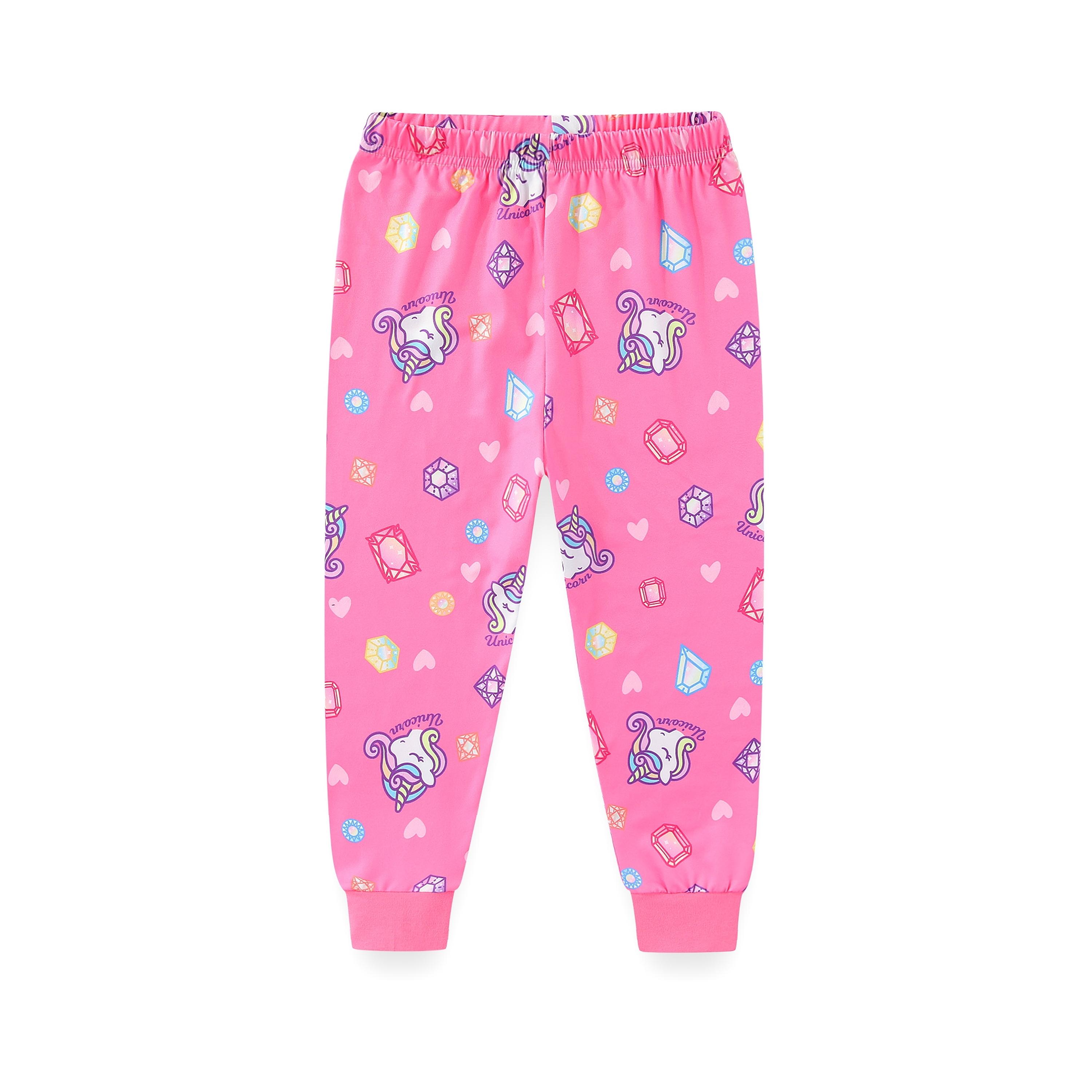 Babyqlo 2-Piece Starry Night Unicorn Printed Glow-in-the-Dark T-Shirt with Pyjama-baby-girls-clothing-nightwear-pyjamasets-image-10