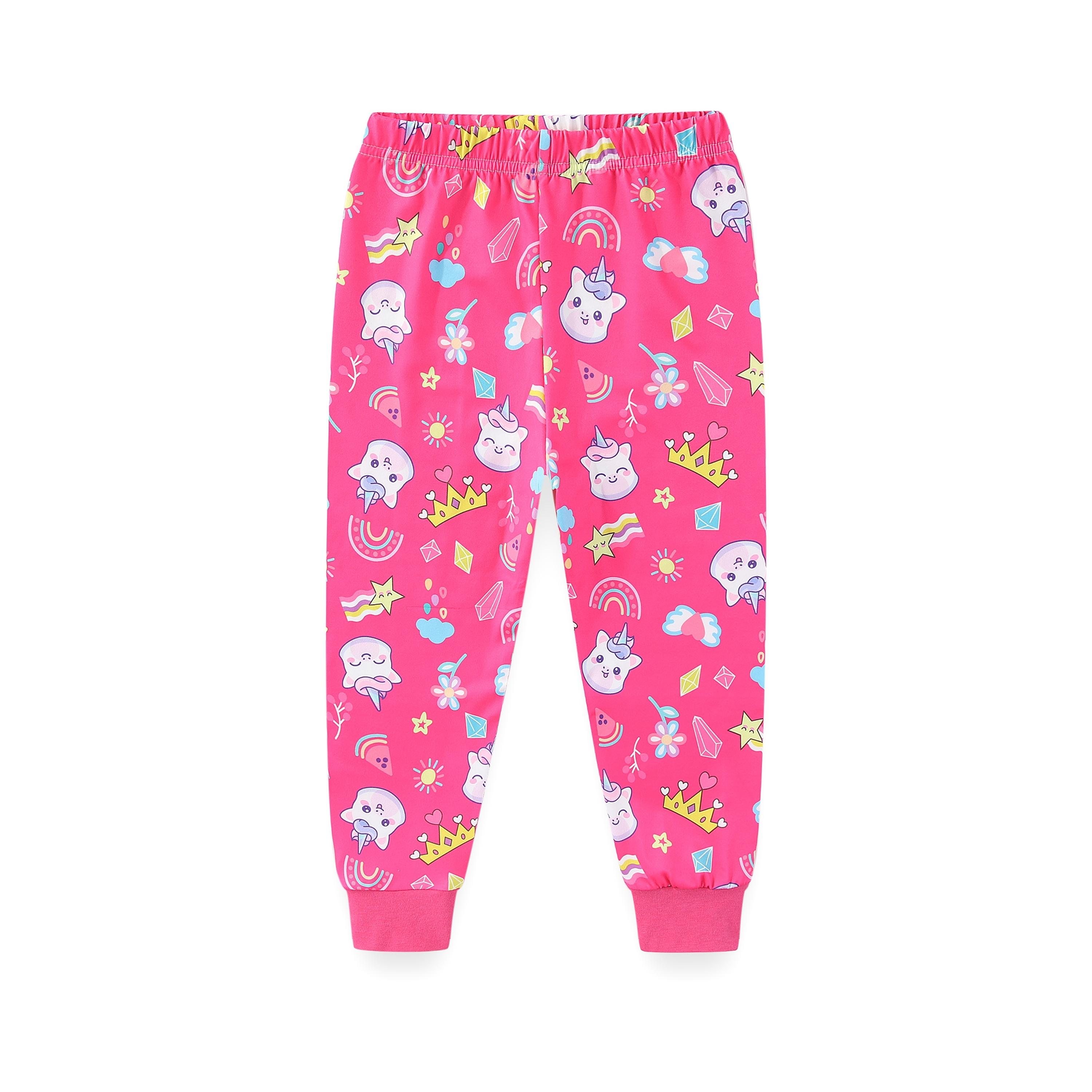 Babyqlo 2-Piece Rainbow Dreams Printed Glow-in-the-Dark T-Shirt with Pyjama-baby-girls-clothing-nightwear-pyjamasets-image-6