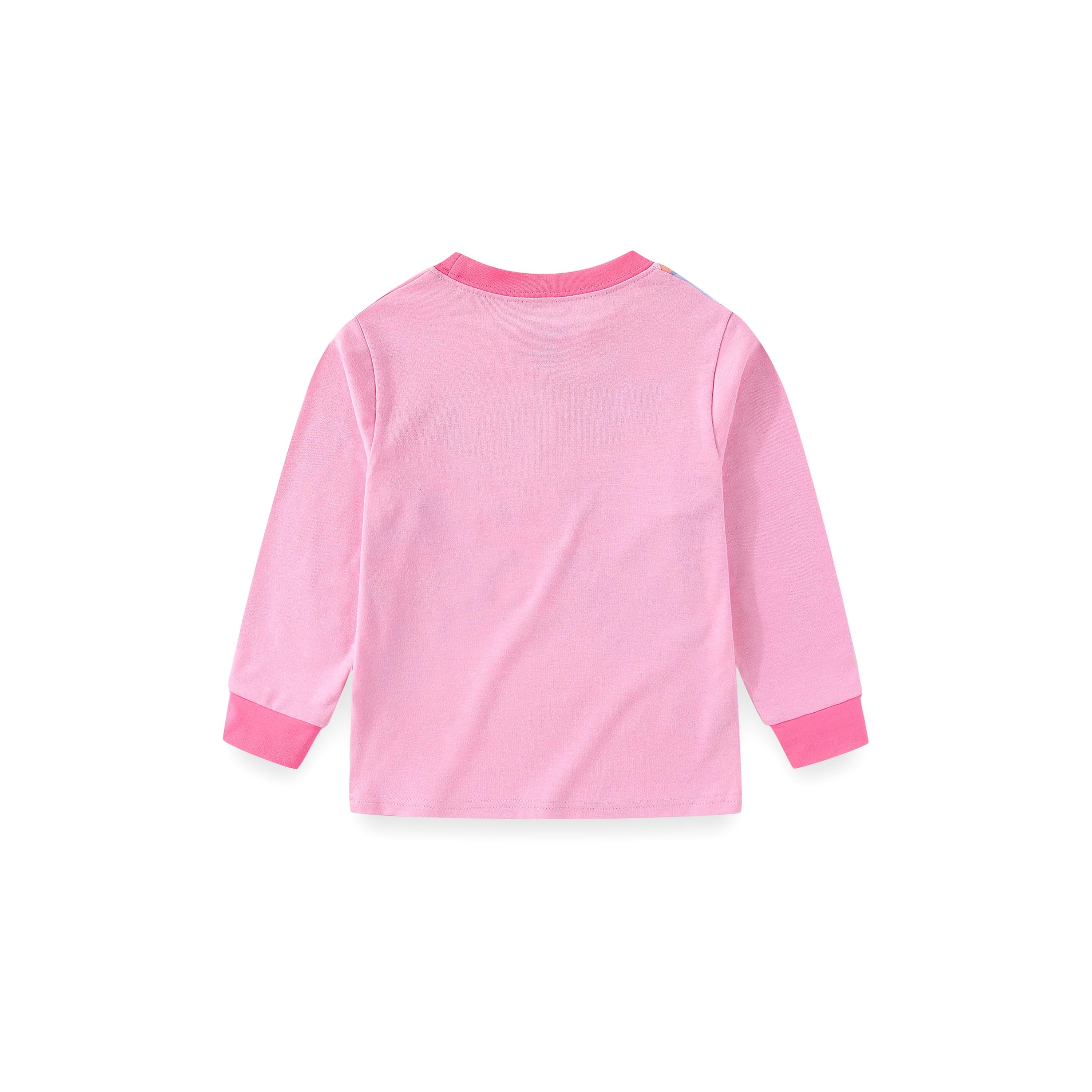 Babyqlo 2-Piece Royal Princess Printed Glow-in-the-Dark T-Shirt with Pyjama-girls-clothing-nightwear-image-2
