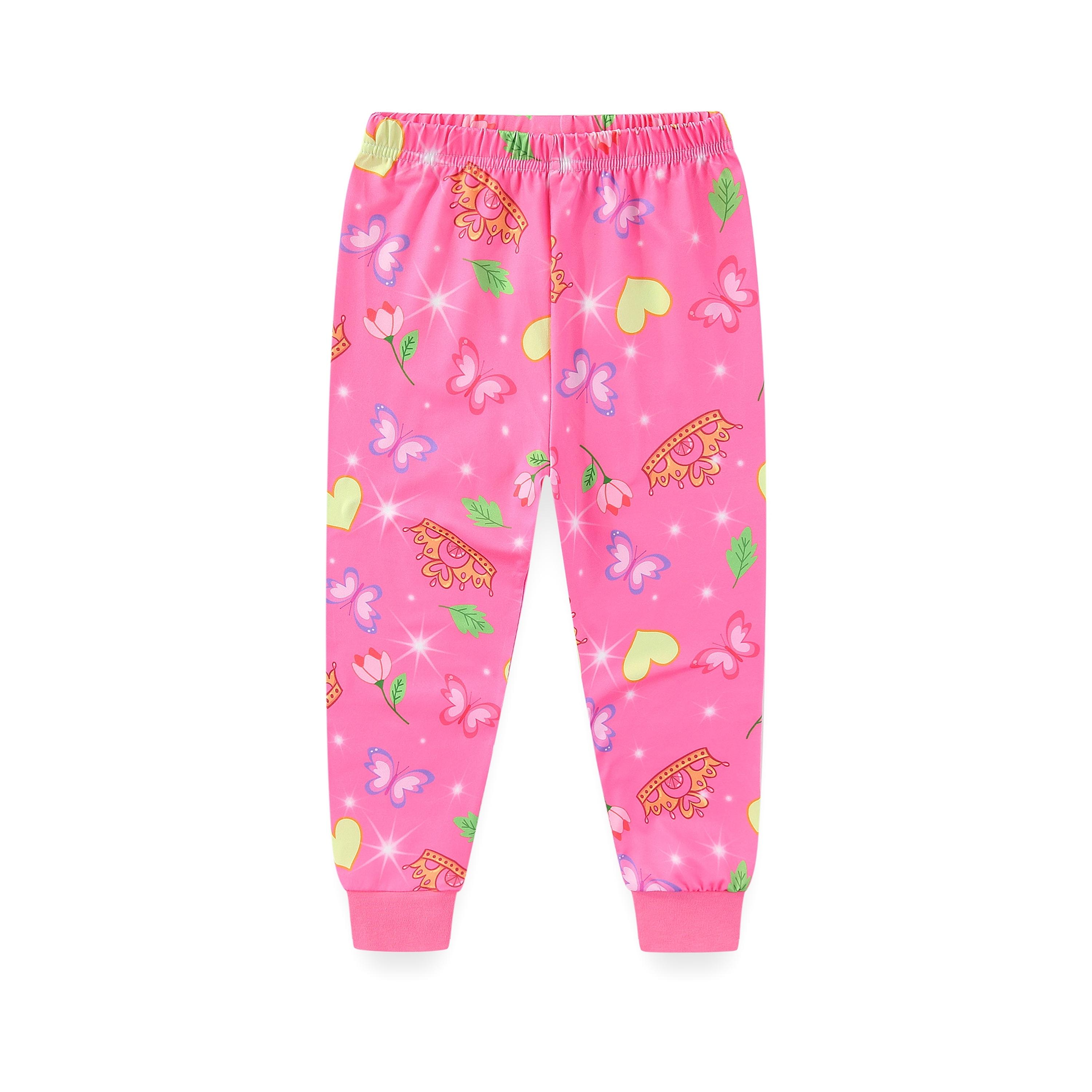 Babyqlo 2-Piece Royal Princess Printed Glow-in-the-Dark T-Shirt with Pyjama-girls-clothing-nightwear-image-9