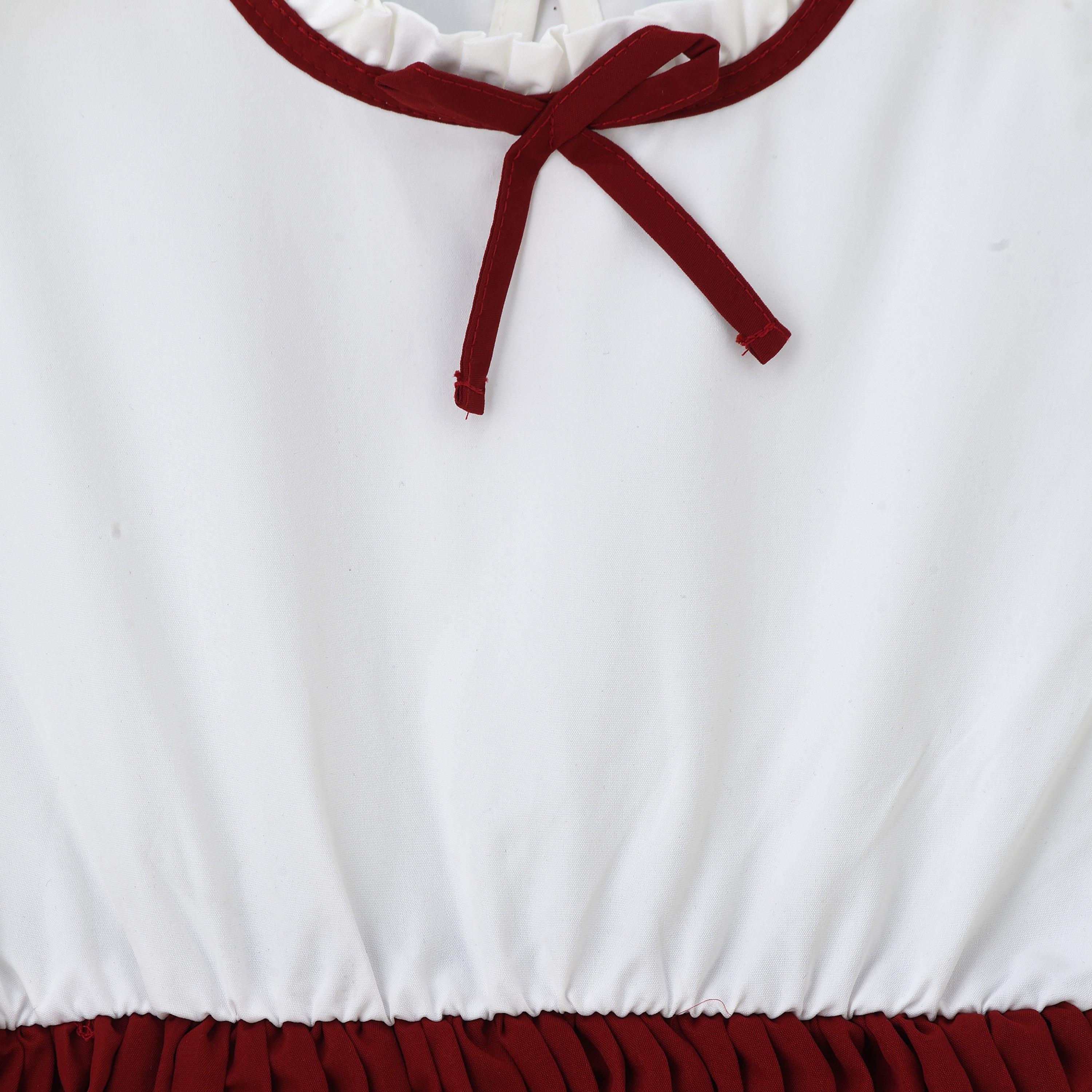 Babyqlo Colour Blocked Sleeveless Dress-girls-clothing-dressesandjumpsuits-image-4