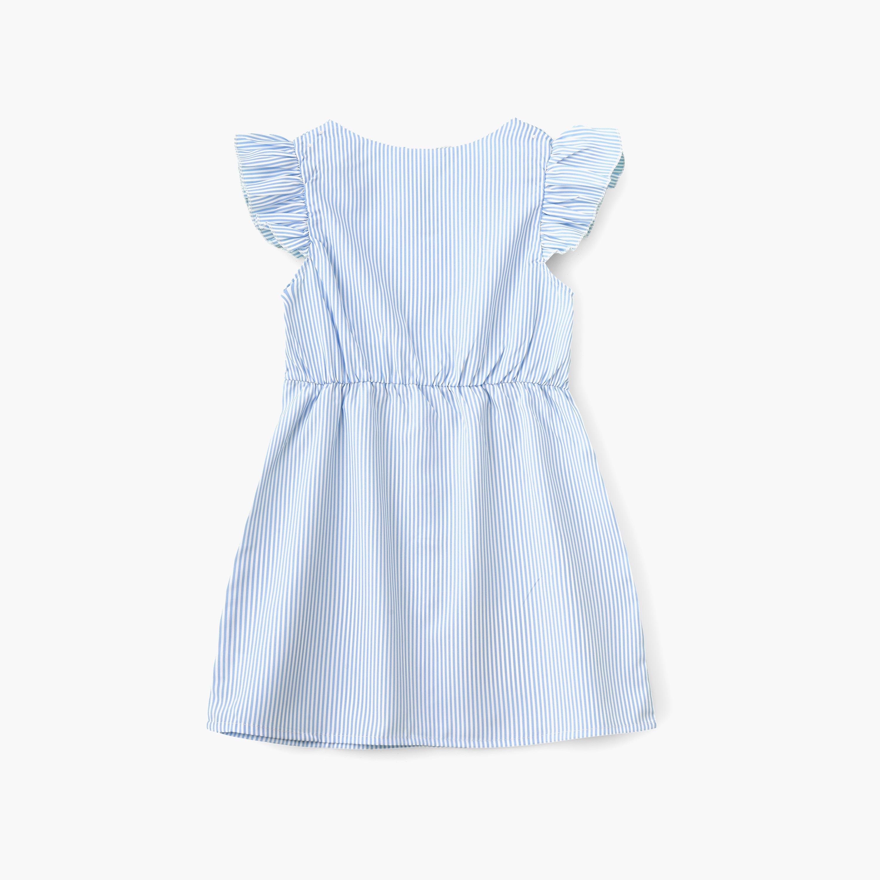 فستان مخطط بأكمام كاب من بيبيكلو-girls-clothing-dressesandjumpsuits-image-2