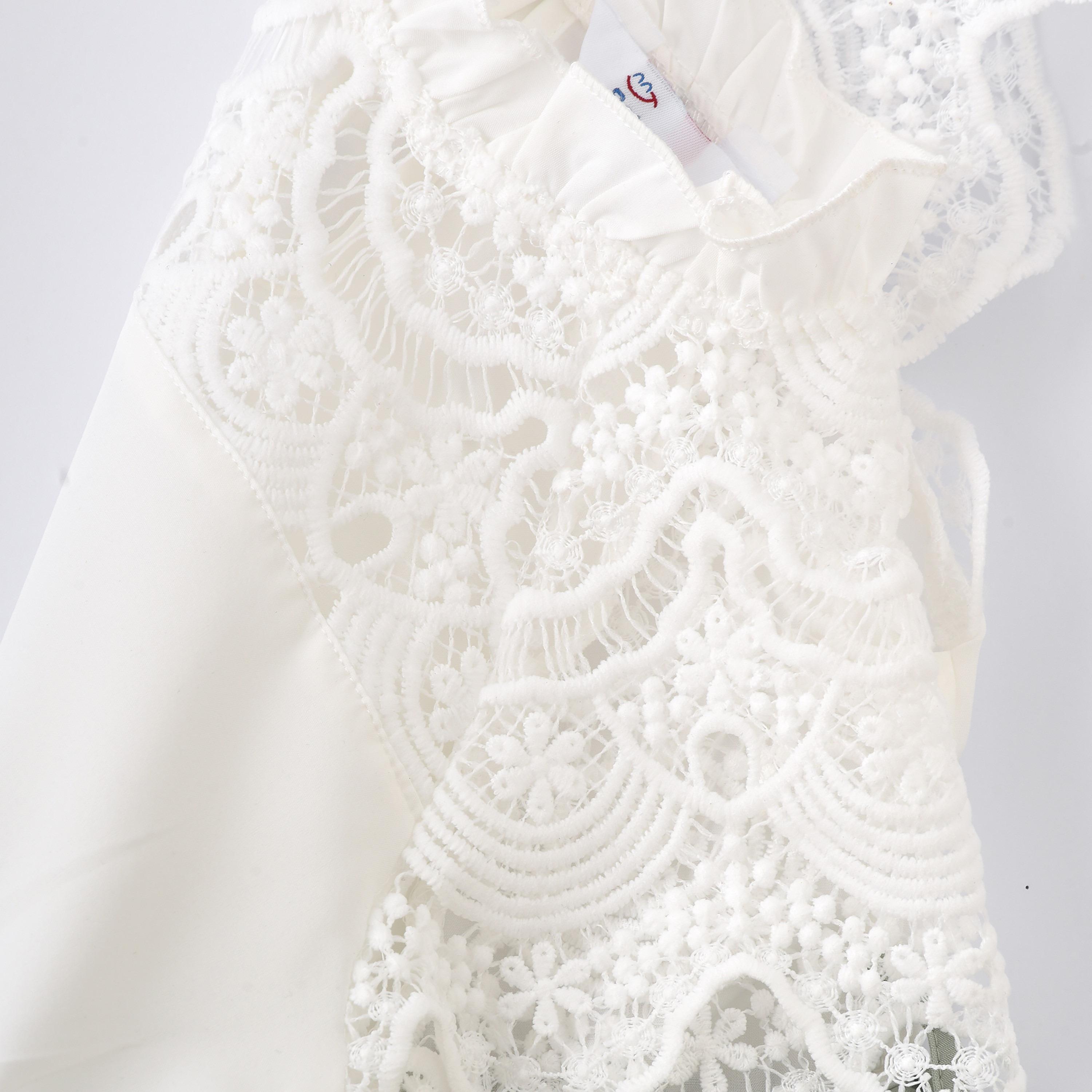 Babyqlo Embroidered Cap Sleeves Dress-girls-clothing-dressesandjumpsuits-image-3