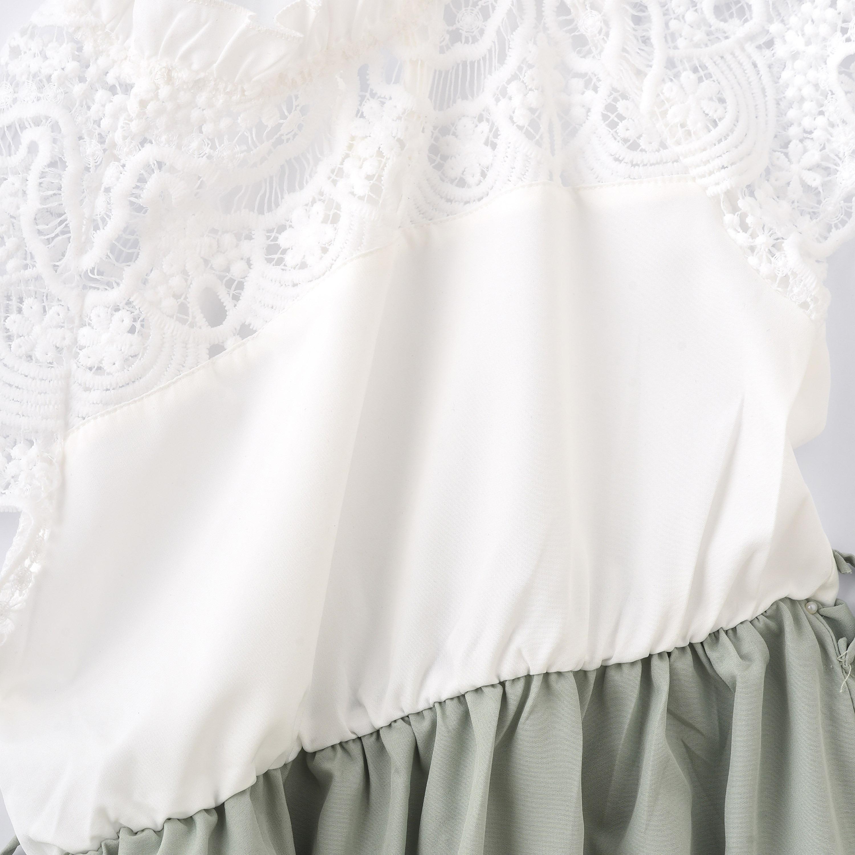 Babyqlo Embroidered Cap Sleeves Dress-girls-clothing-dressesandjumpsuits-image-4
