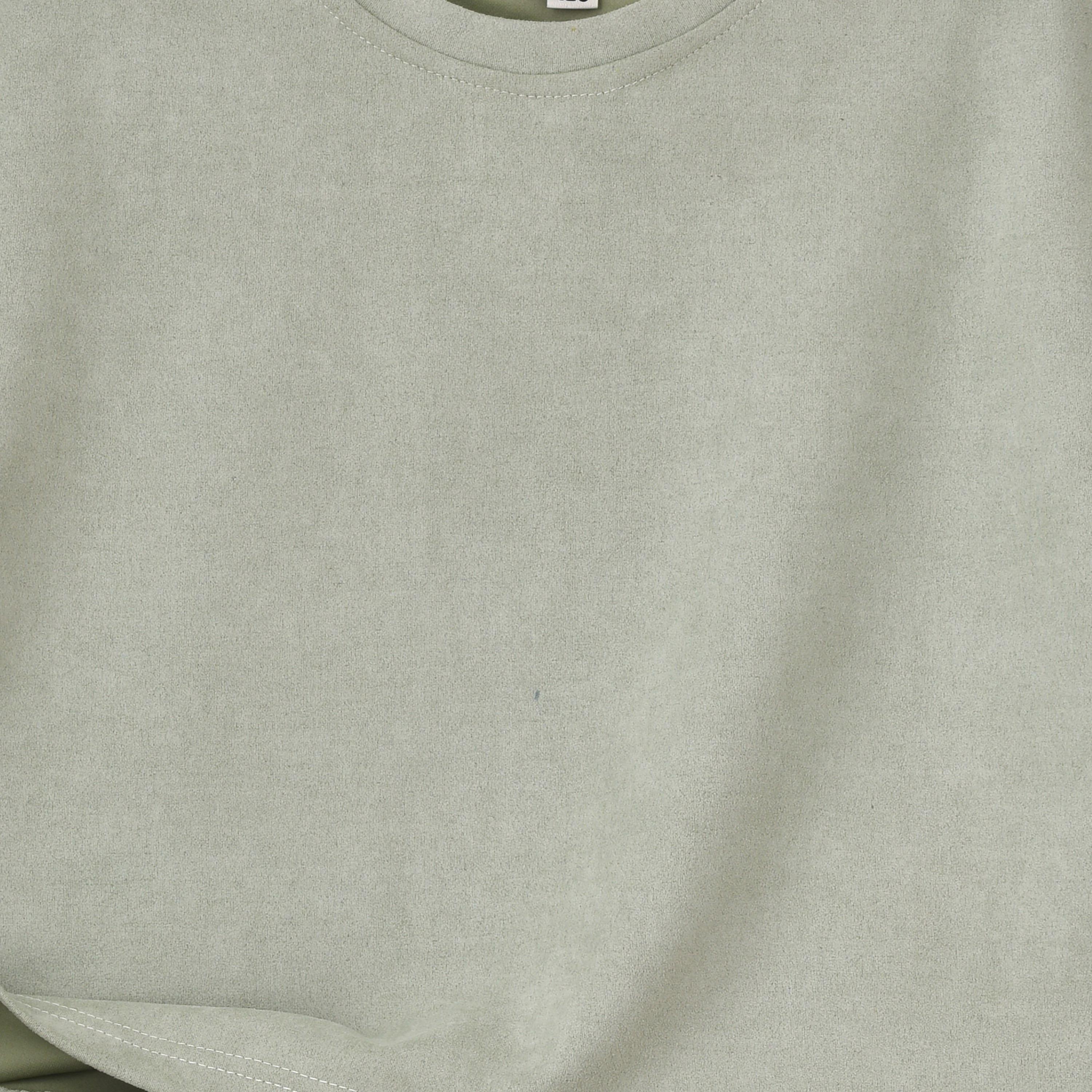 Babyqlo Solid Short Sleeves T-Shirt with Shorts-boys-clothing-setsandcoords-image-4