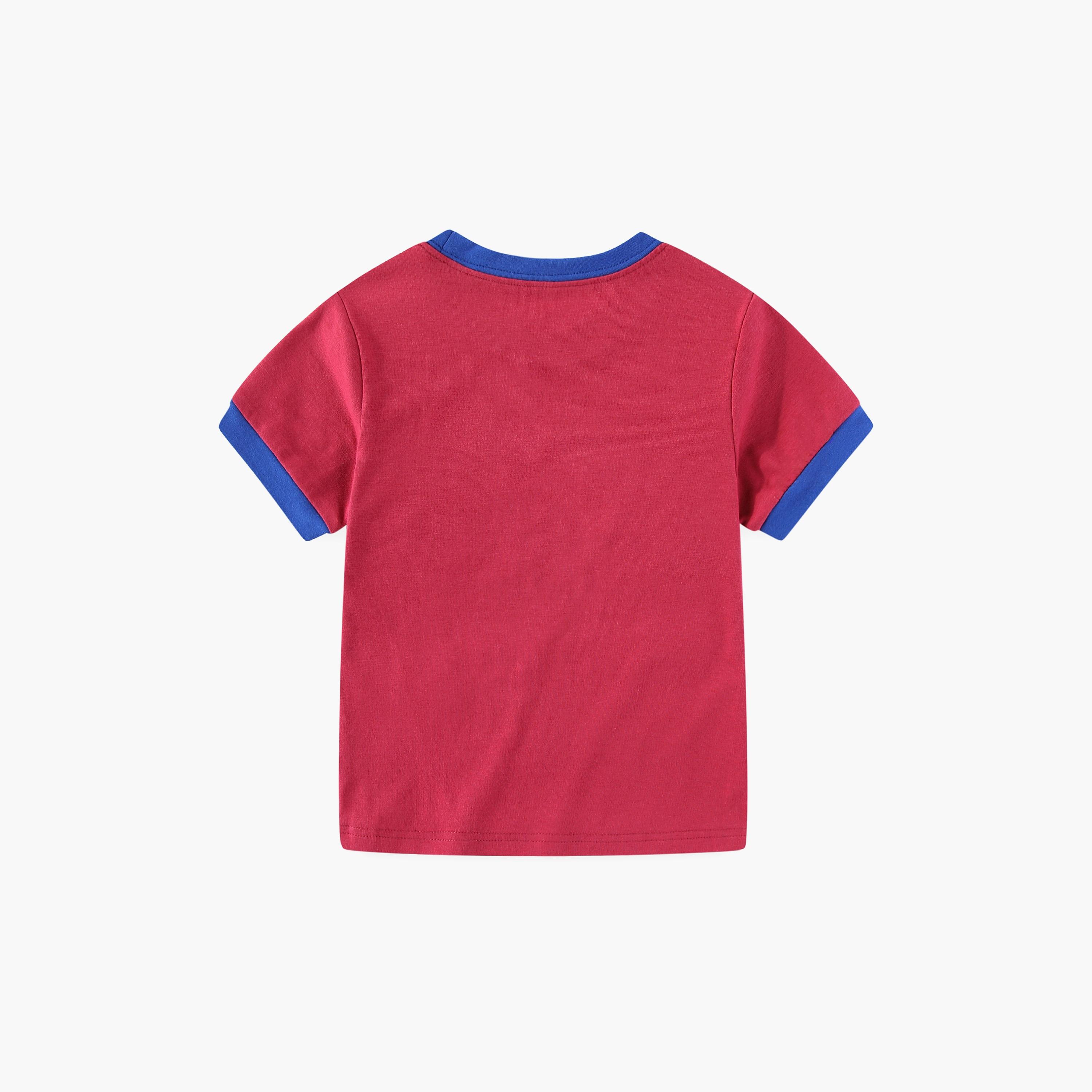 Babyqlo Glow Soccer Star in Action Printed Glow-in-the-Dark T-Shirt with Joggers-boys-clothing-nightwear-image-11