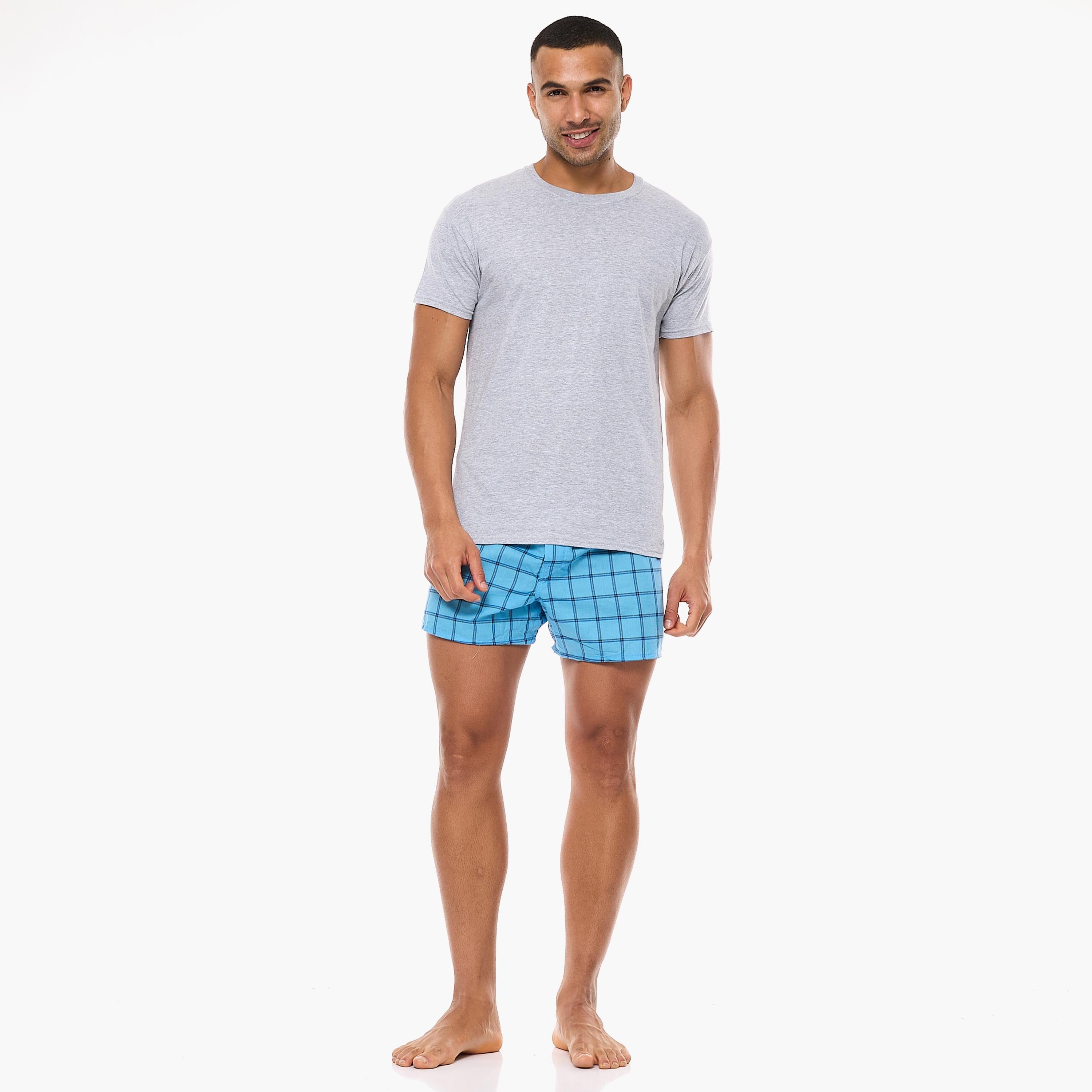 Hanes Assorted Pack of 3 Plain Crew Neck Short Sleeves Men's T-Shirt-men-clothing-tshirtsandpolos-tshirts-image-4