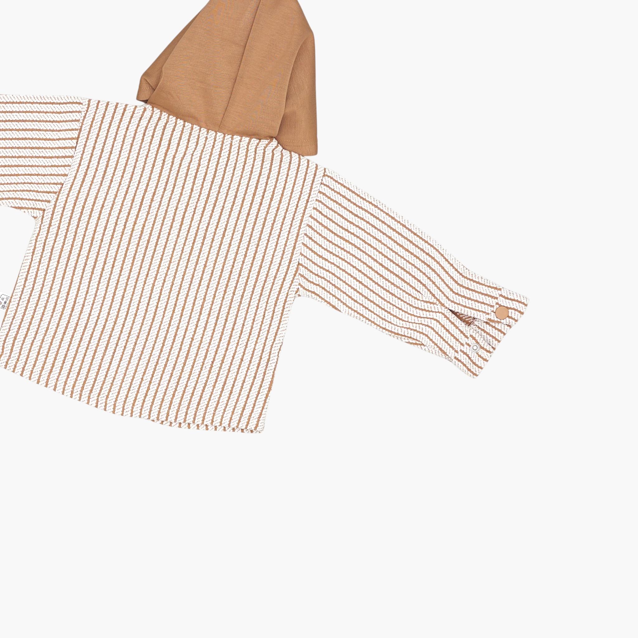 Babyqlo 2-Piece Striped and Hooded Shirt with Joggers Co-ord Set-boys-clothing-setsandcoords-image-5