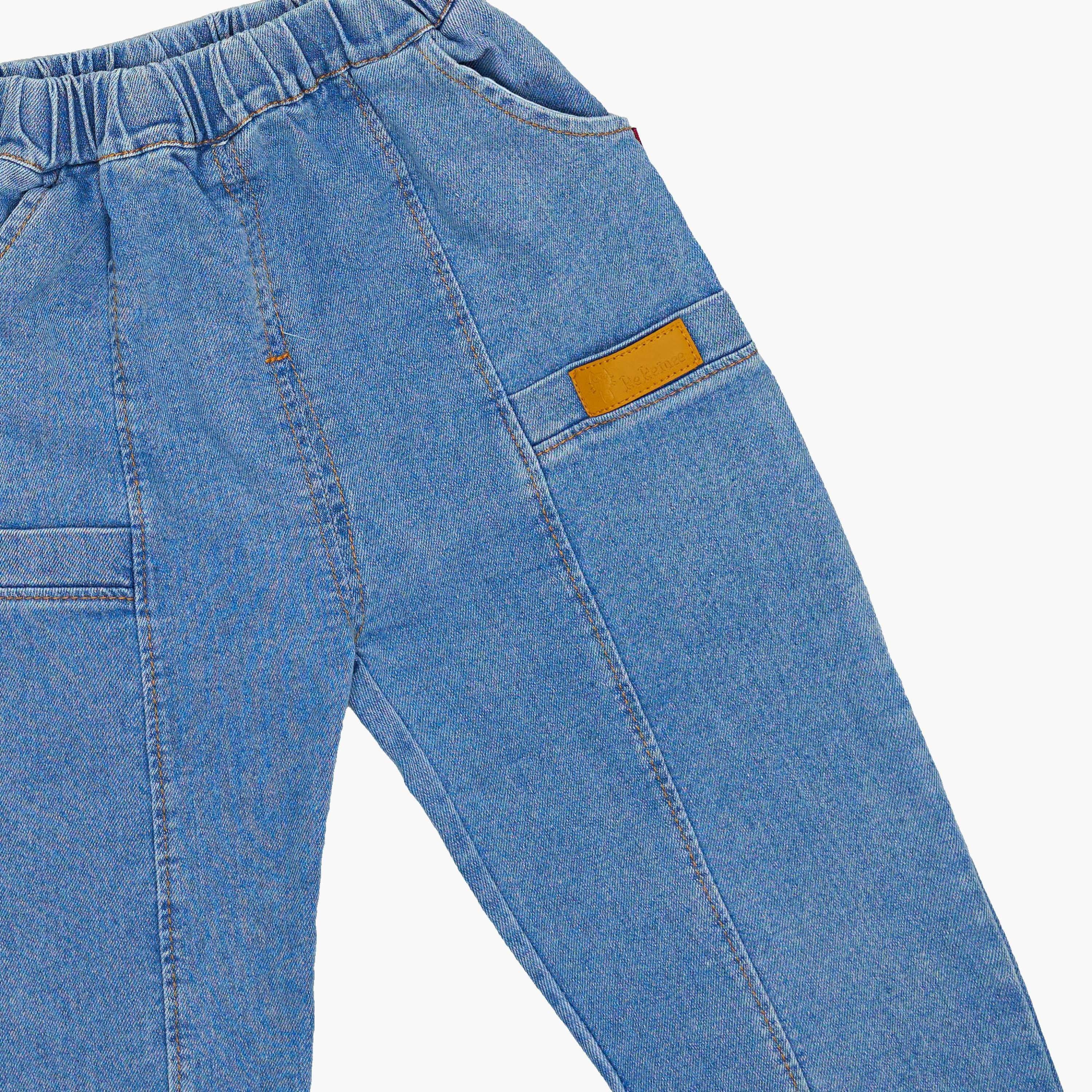 طقم من قطعتين: تيشيرت بولو مطبوع بطبعة ديناصور مع بنطال جينز من بيبيكلو-boys-clothing-setsandcoords-image-6