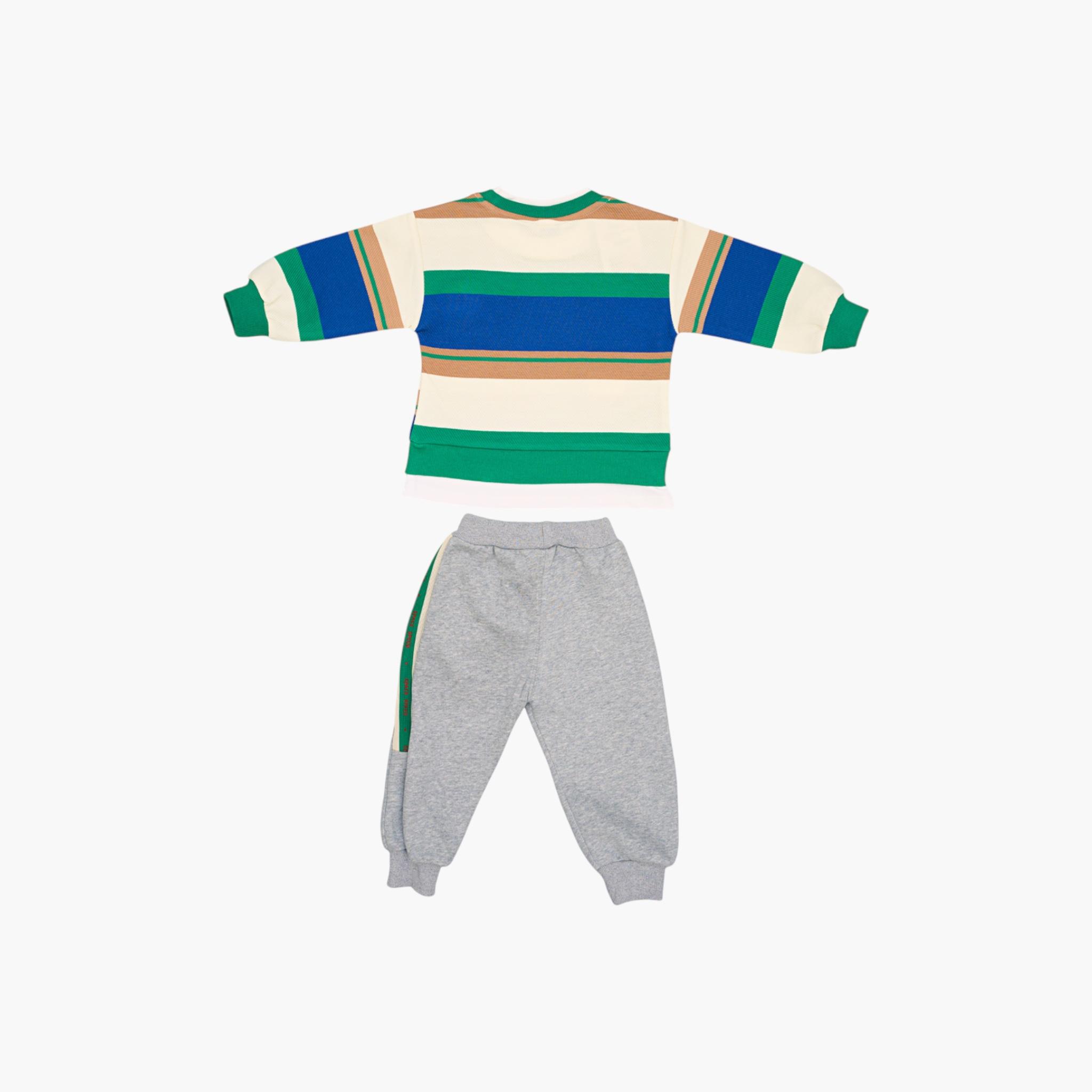 Babyqlo 2-Piece Printed Sweatshirt with Joggers Set-boys-clothing-setsandcoords-image-4