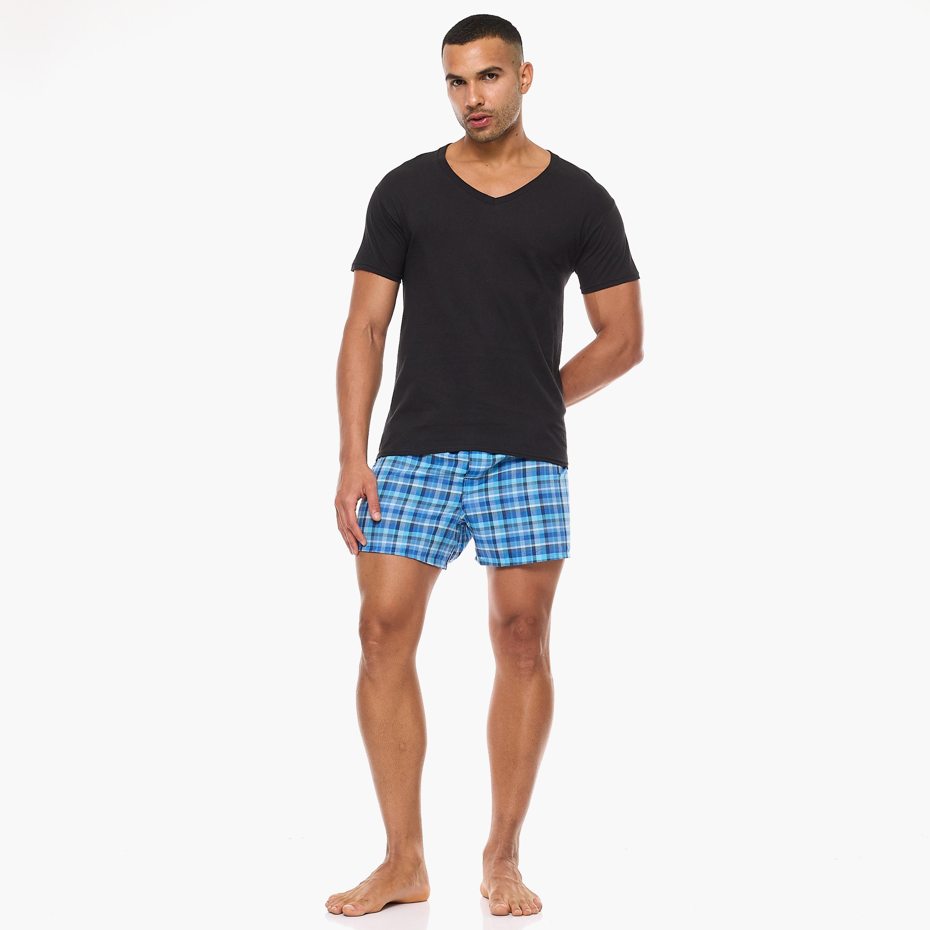 Hanes Assorted Pack of 3 Plain V-Neck Short Sleeves Men's T-Shirt-men-clothing-tshirtsandpolos-tshirts-image-4