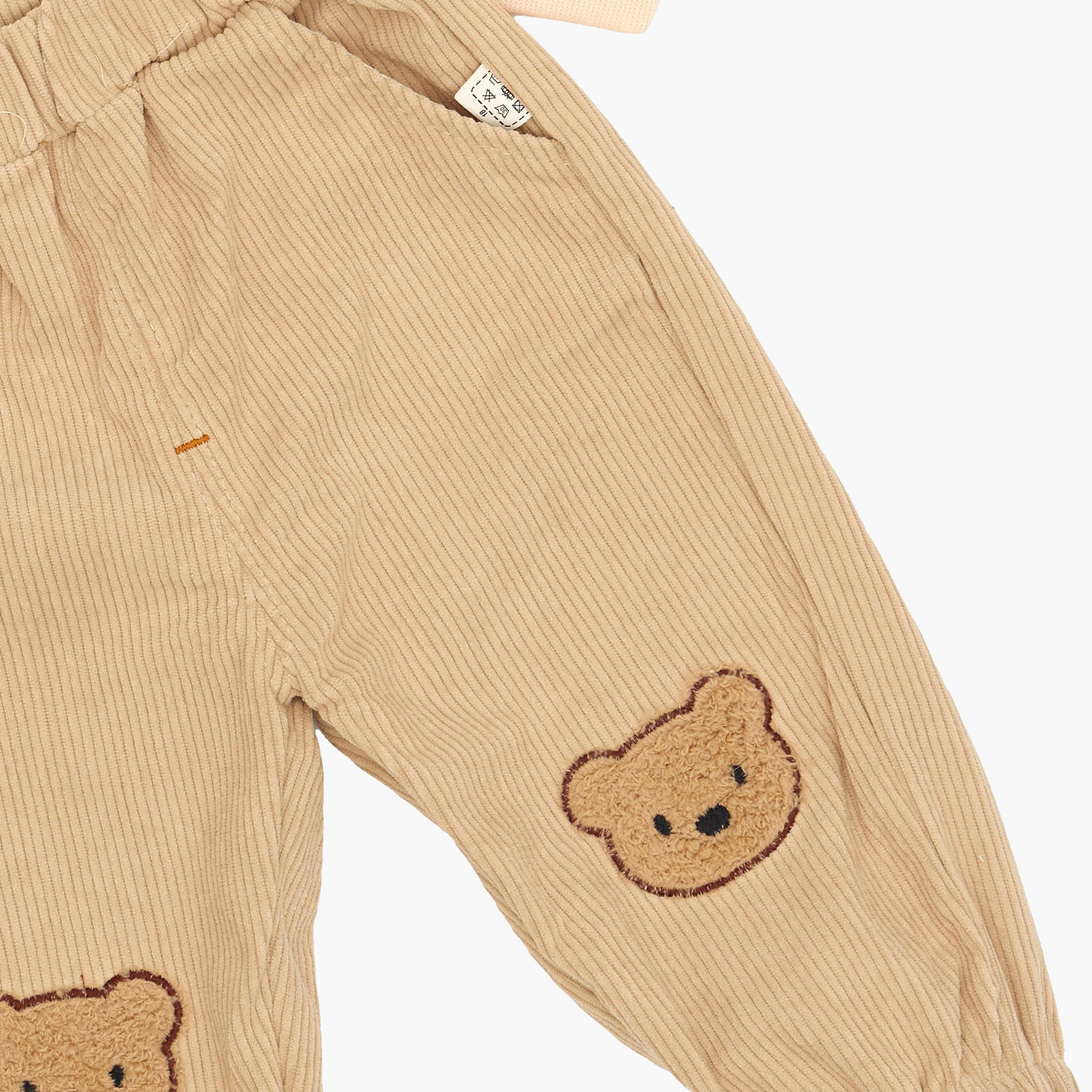 Babyqlo 2-Piece Striped Polo T-Shirt and Corduroy Pants-boys-clothing-setsandcoords-image-8