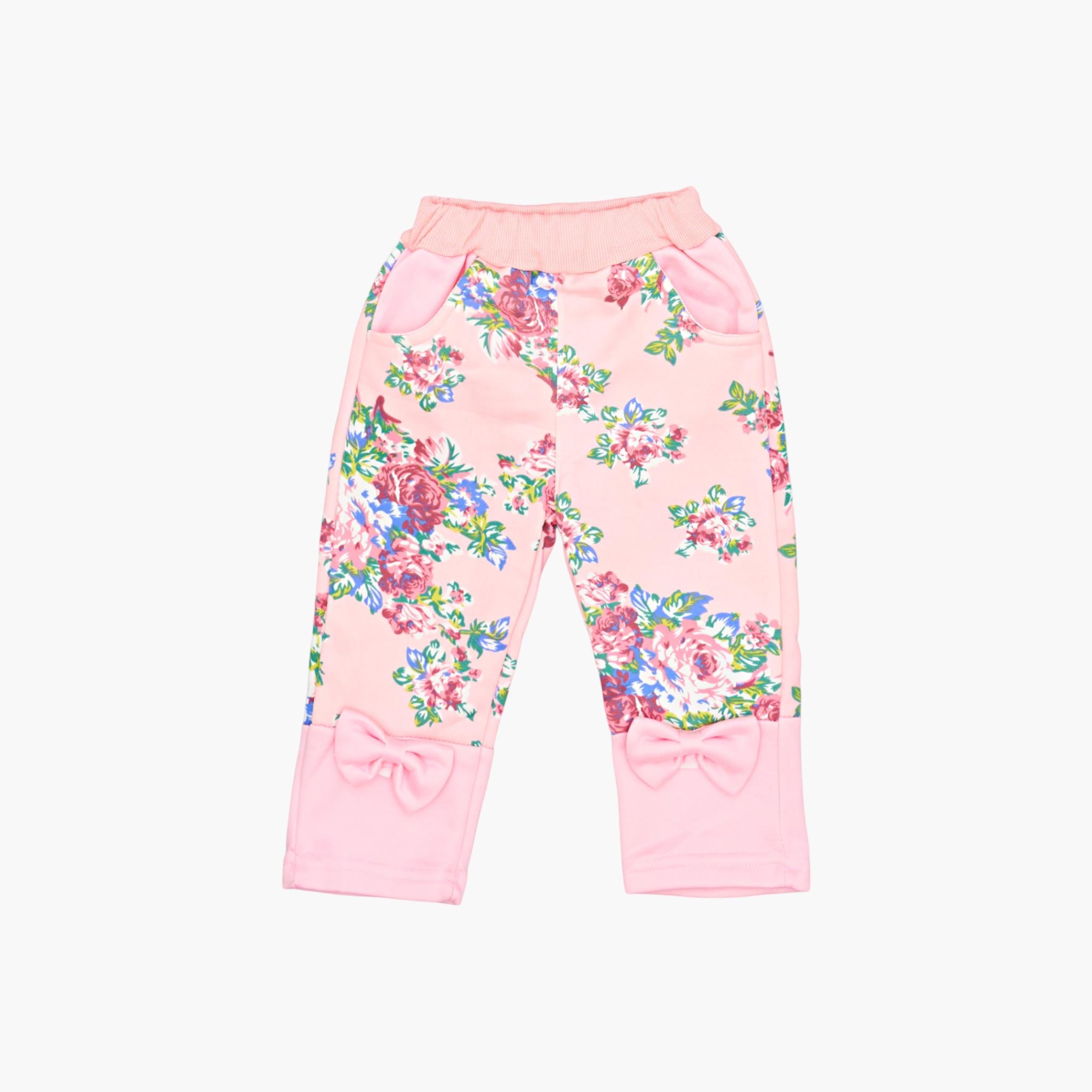 طقم توب بقلنسوة وبنطال بنقشة أزهار من قطعتين من بيبيكلو-girls-clothing-setsandcoords-image-7