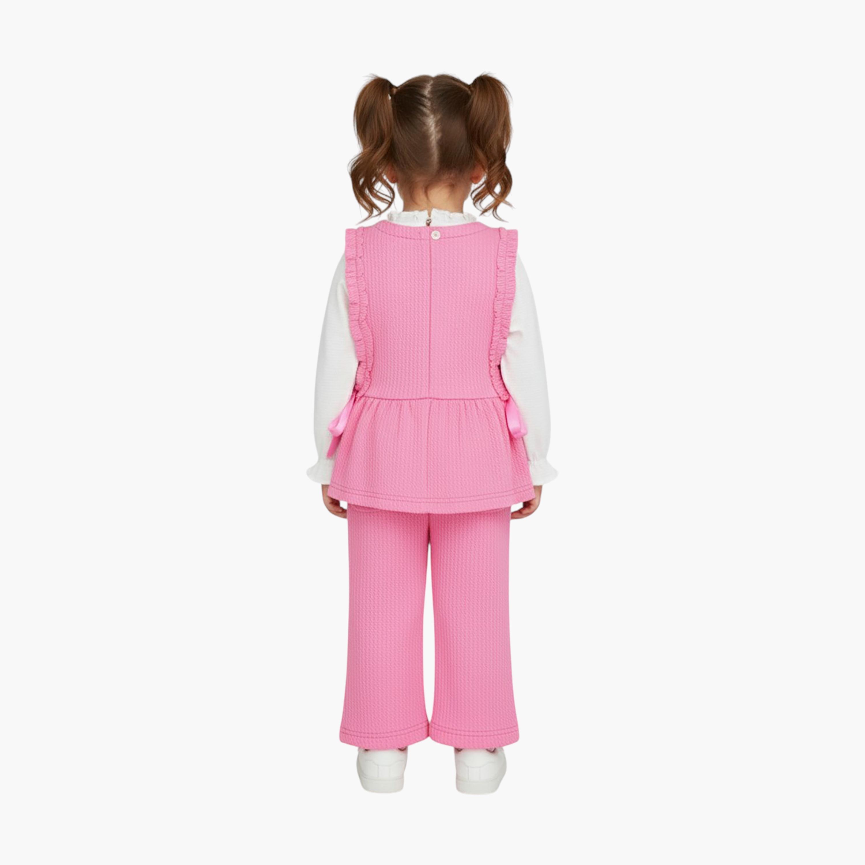 Babyqlo 3-Piece Ruffle Detailing Vest, Top and Pants Set-girls-clothing-setsandcoords-image-2