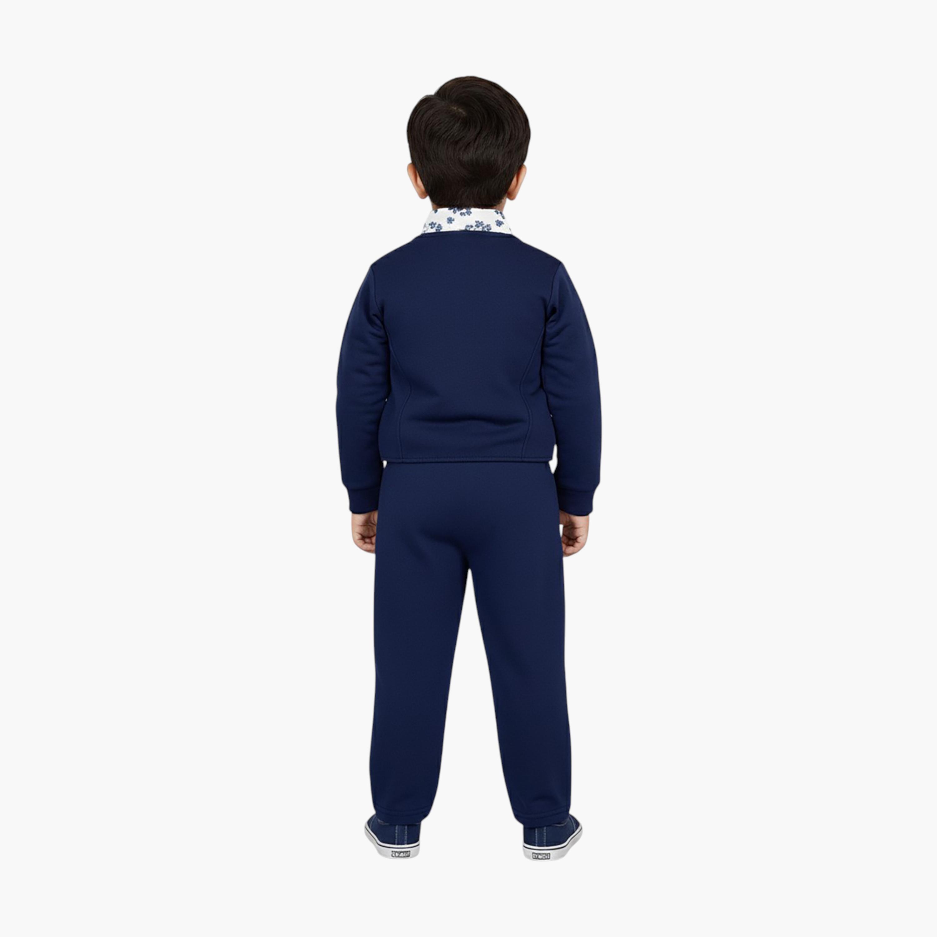 طقم قميص وسترة وبنطال بنقشة أزهار من قطعتين من بيبيكلو-boys-clothing-setsandcoords-image-2