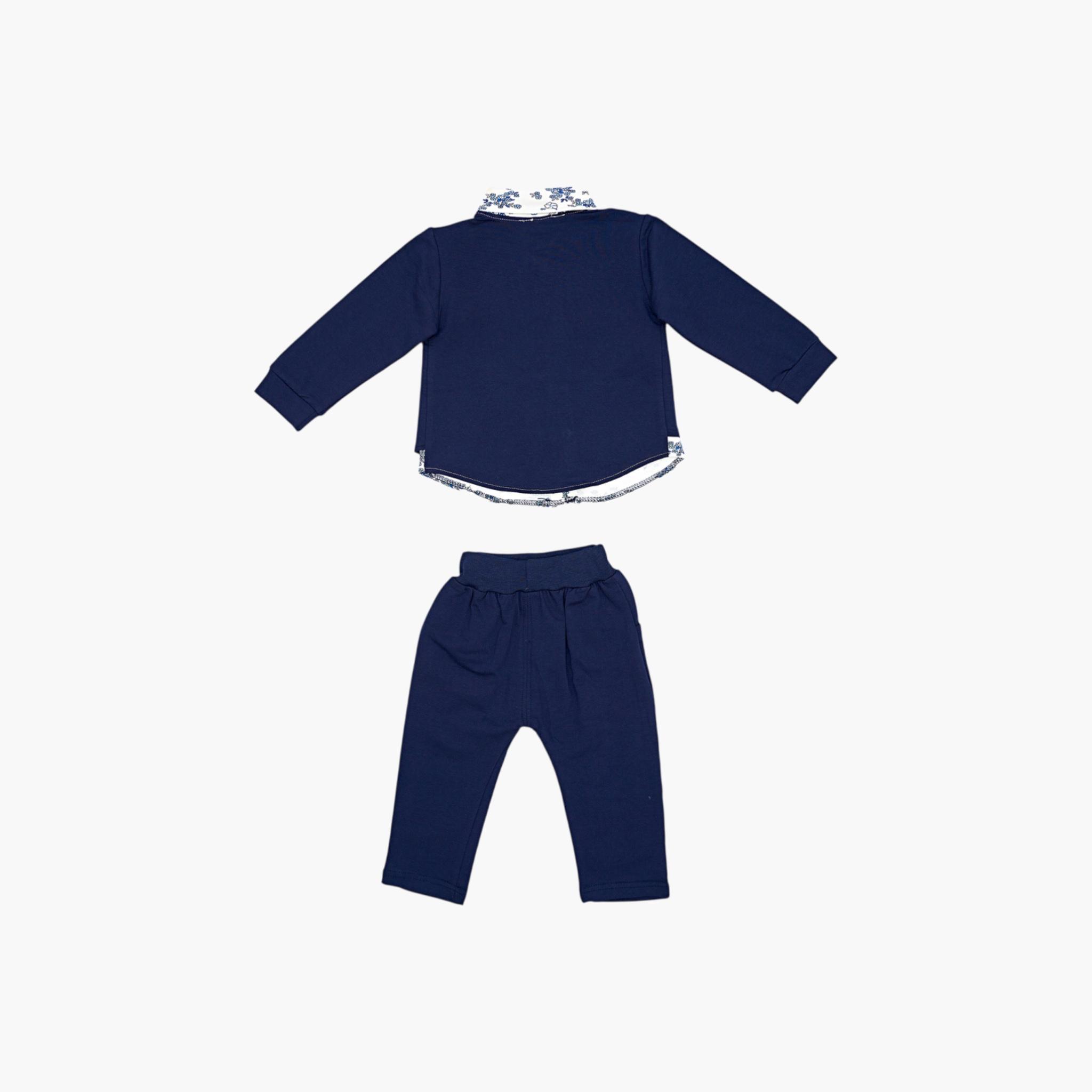 طقم قميص وسترة وبنطال بنقشة أزهار من قطعتين من بيبيكلو-boys-clothing-setsandcoords-image-4